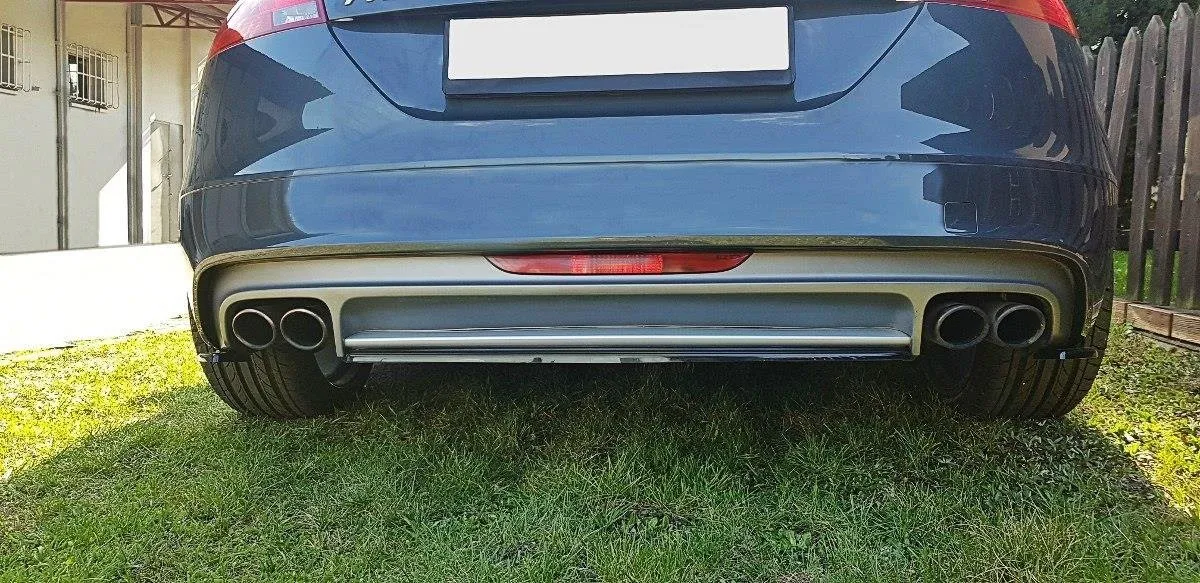 Baksplitter Audi TT S / S-Line Mk2 (8J) 2008-2013 | Glossy Black Edition