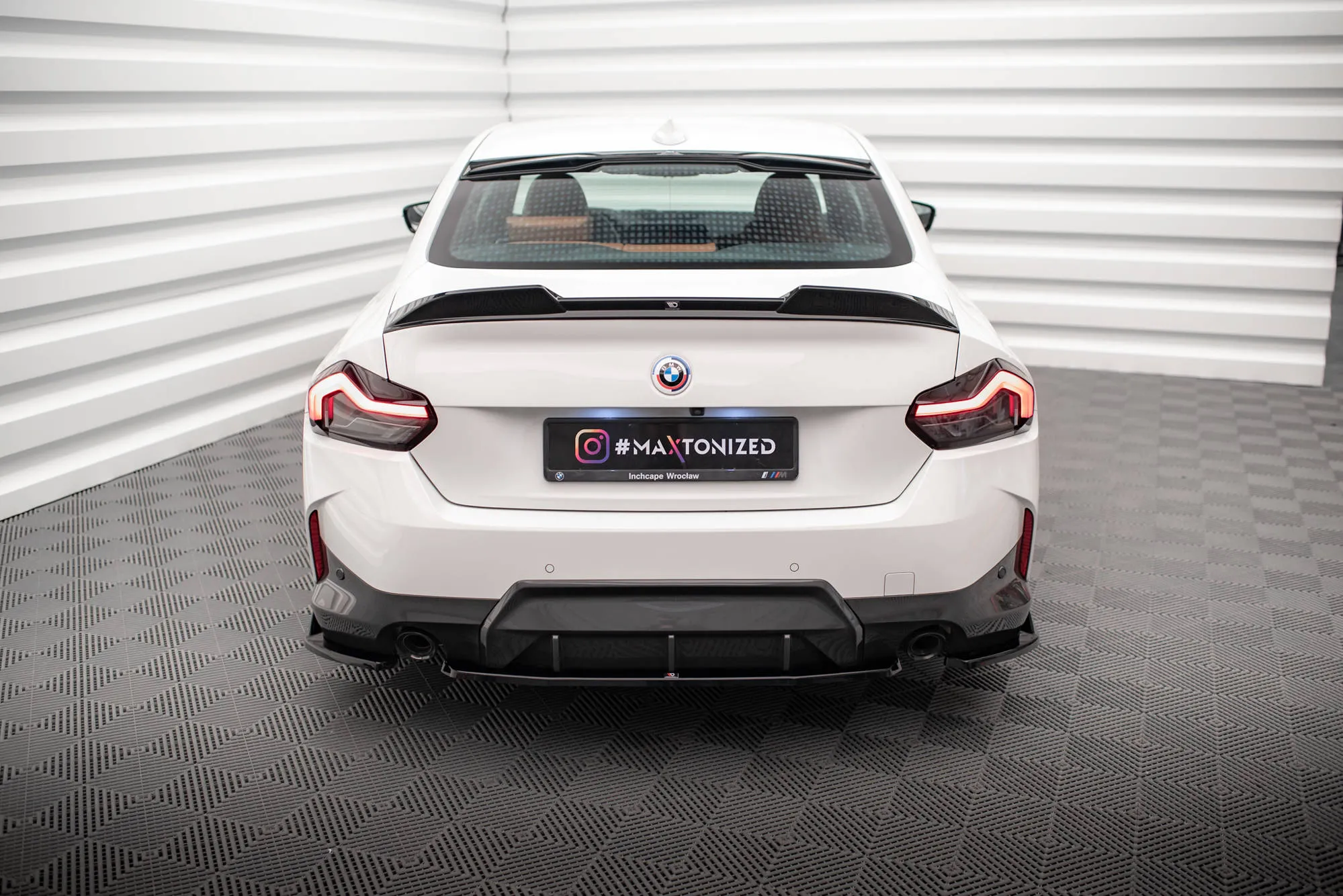 Baksplitter BMW 2 Coupe (G42) M-Pack 2021 -> | Glossy Black Edition
