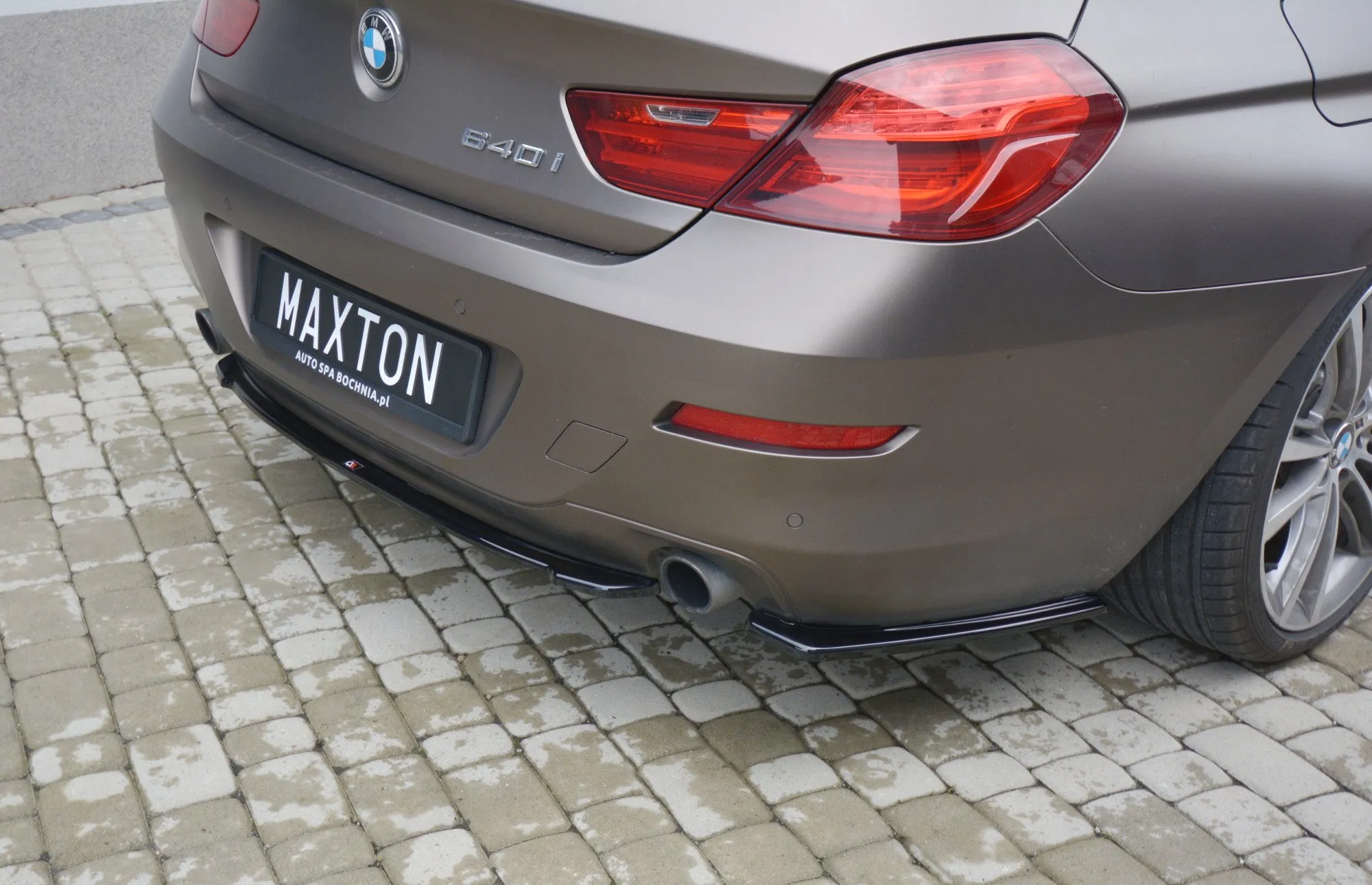 Baksplitter BMW 6 Gran Coupe (F06) 2011 - 2014 | Glossy Black Edition