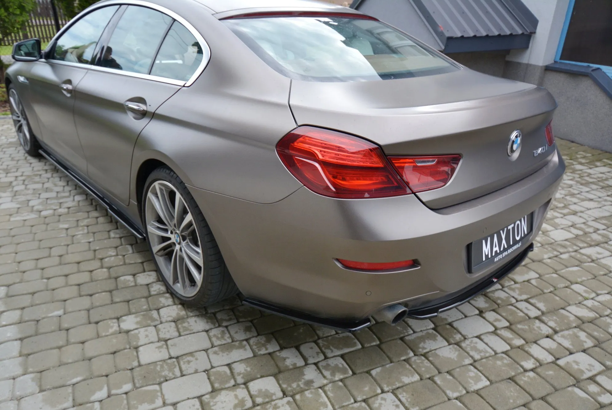 Baksplitter BMW 6 Gran Coupe (F06) 2011 - 2014 | Glossy Black Edition – bilde 2