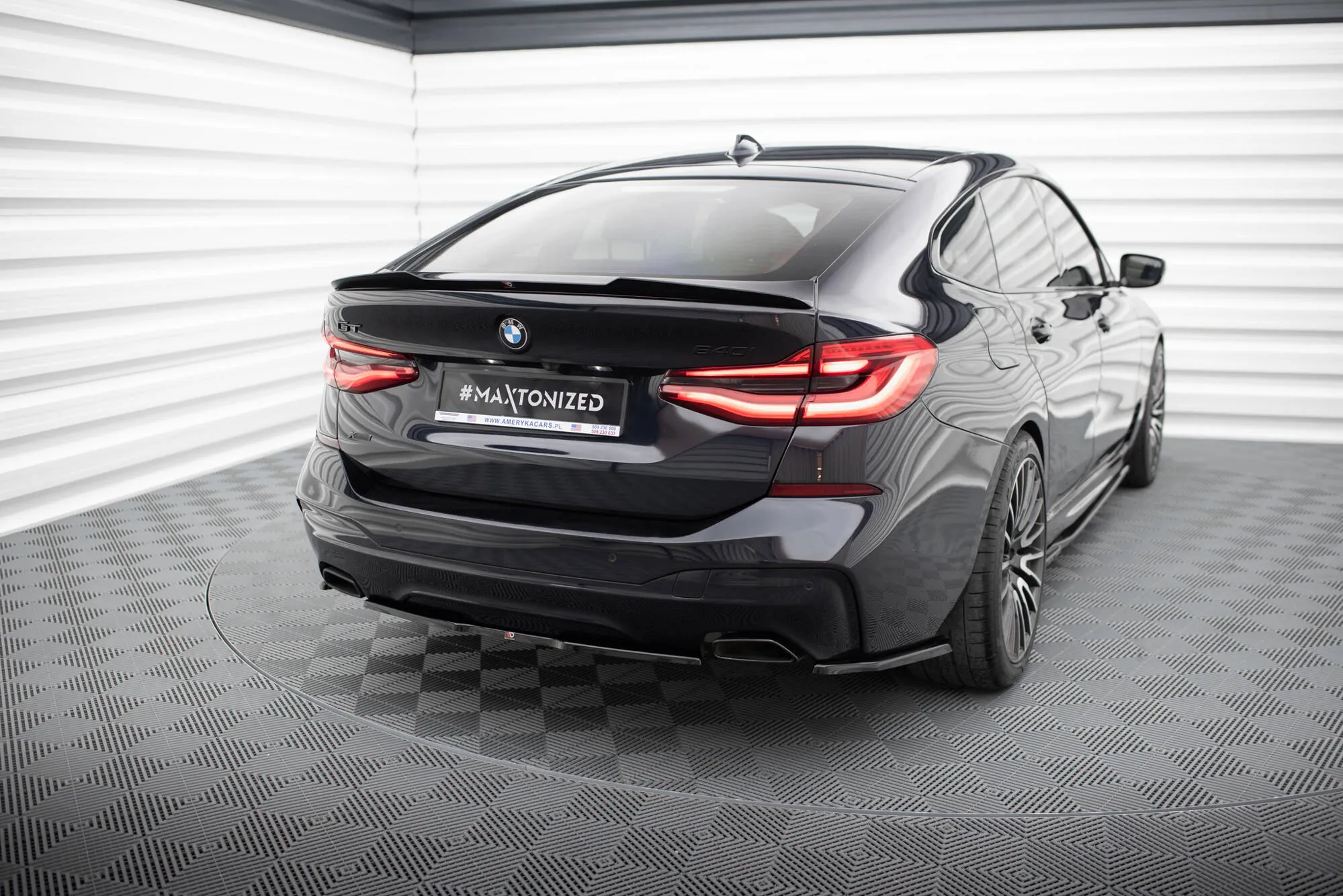 Baksplitter BMW 6 Gran Turismo (G32) M-Pack 2017 - 2023 | Glossy Black Edition
