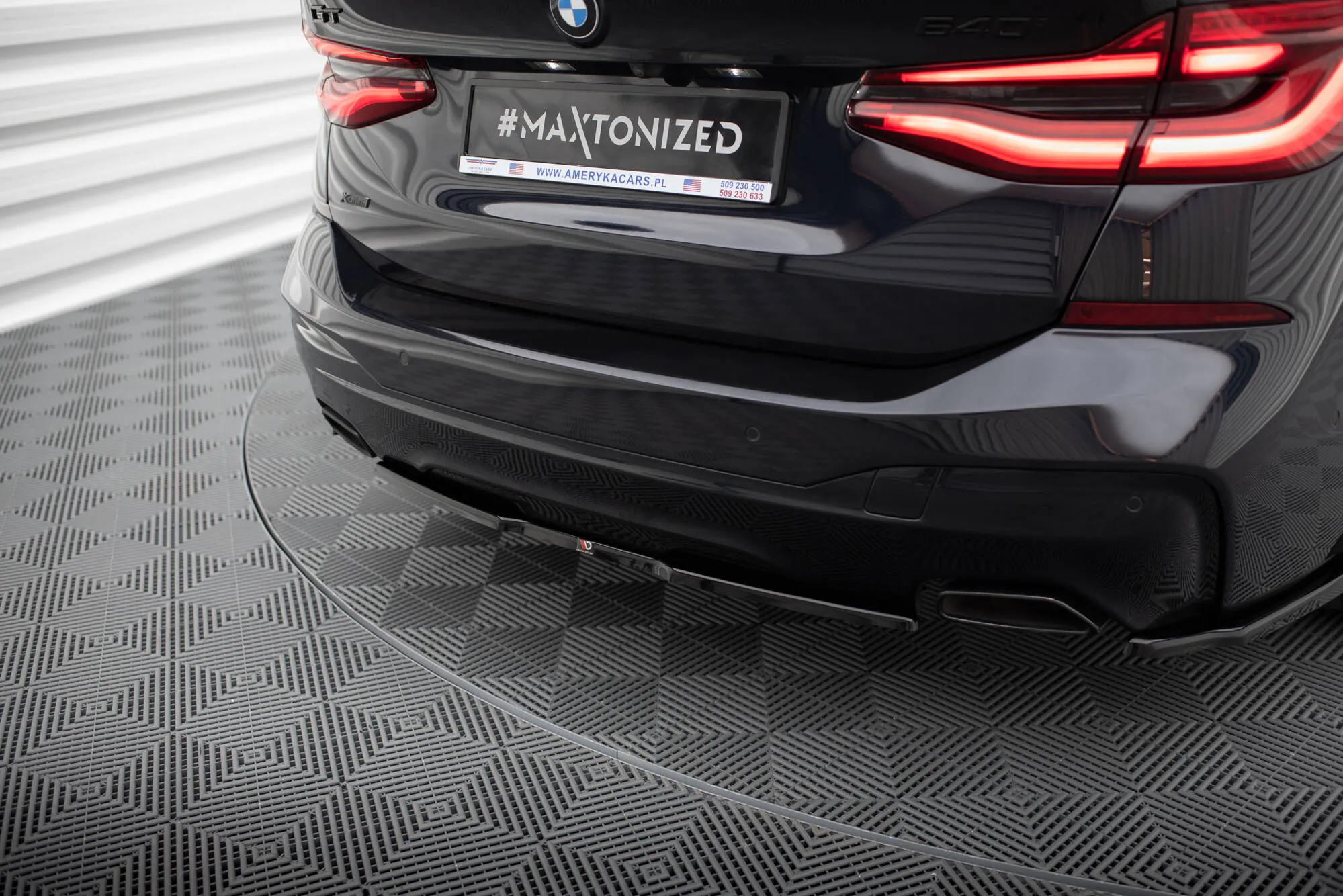 Baksplitter BMW 6 Gran Turismo (G32) M-Pack 2017 - 2023 | Glossy Black Edition – bilde 2