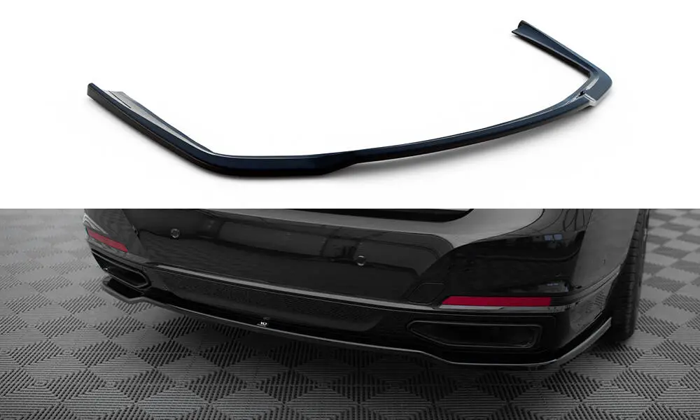 Baksplitter BMW 7 (G11) facelift 2019 - 2022 | Glossy Black Edition – bilde 2