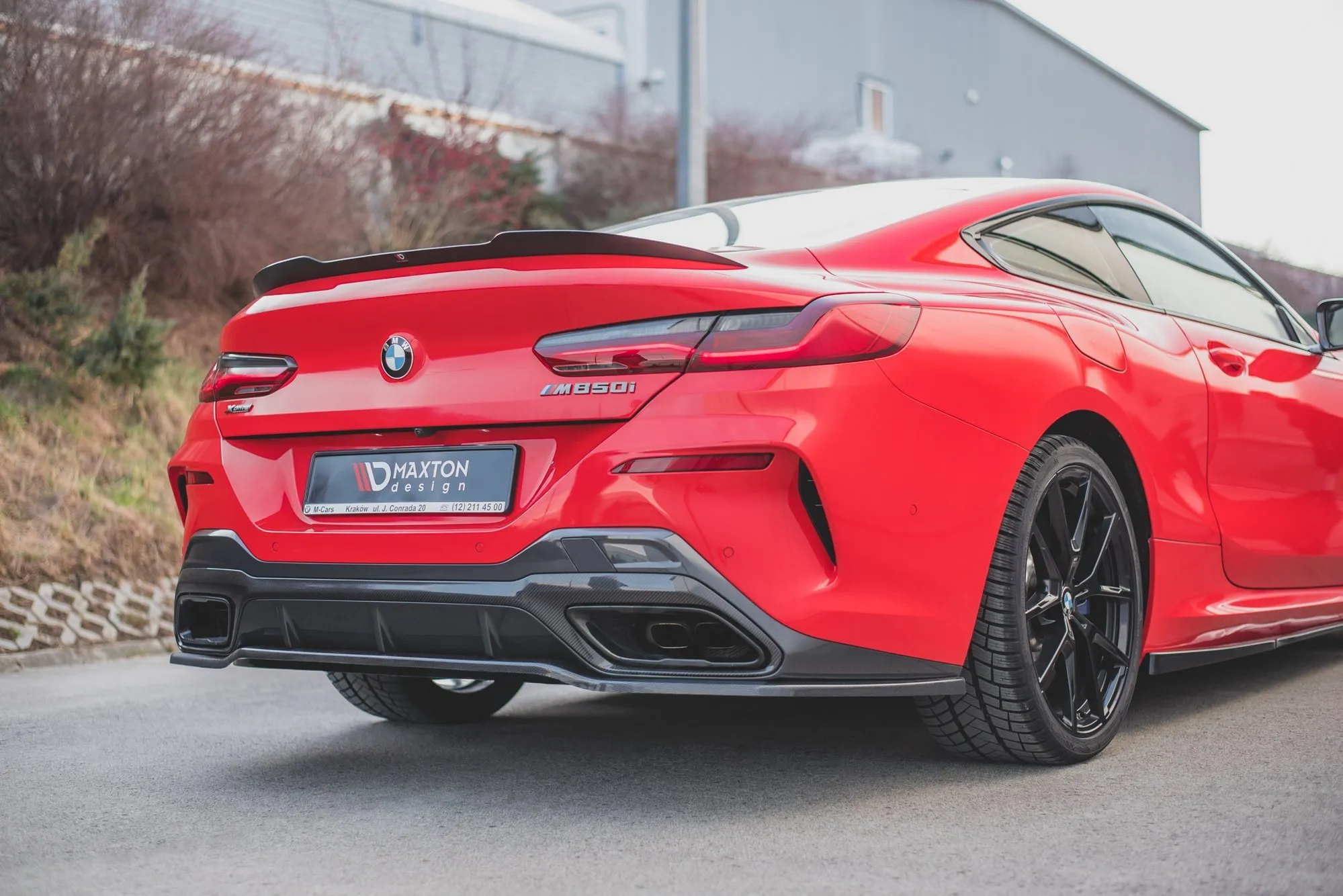 Baksplitter BMW 8 Coupe (G15) M-Pack 2018-> | Glossy Black Edition