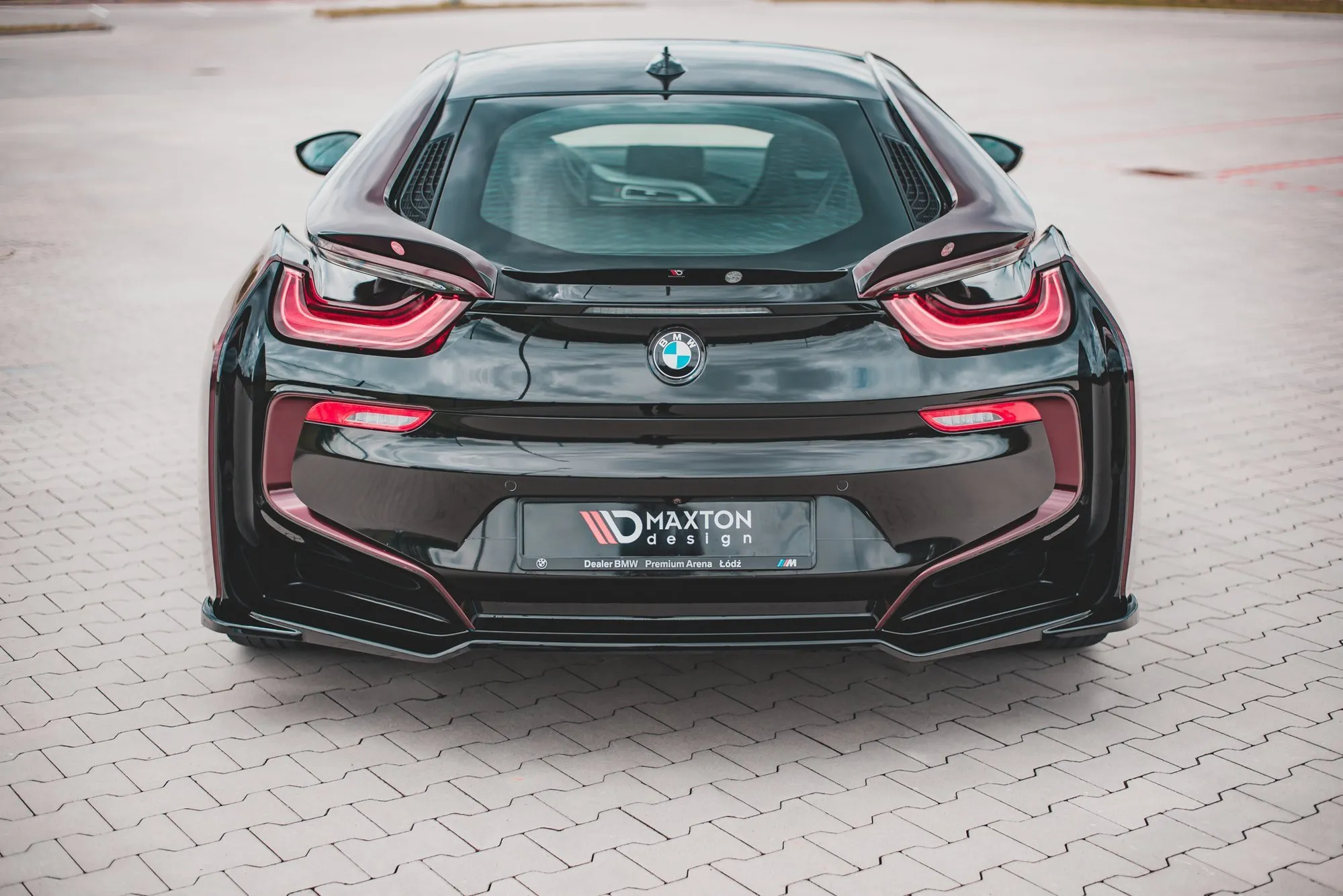 Baksplitter BMW i8 2014-2020 | Glossy Black Edition