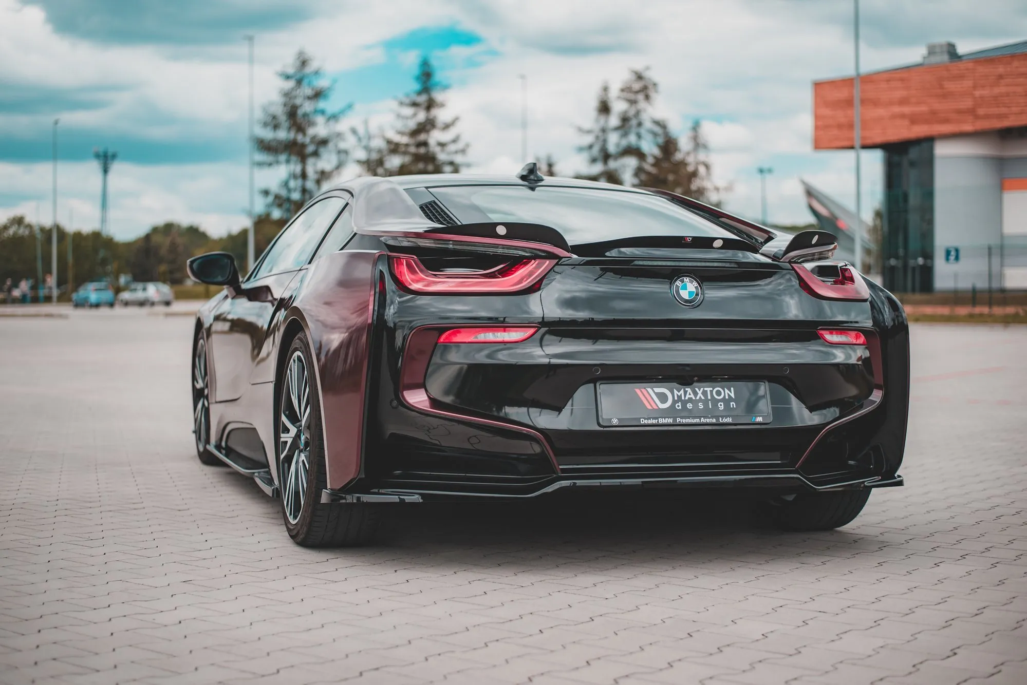 Baksplitter BMW i8 2014-2020 | Glossy Black Edition – bilde 2