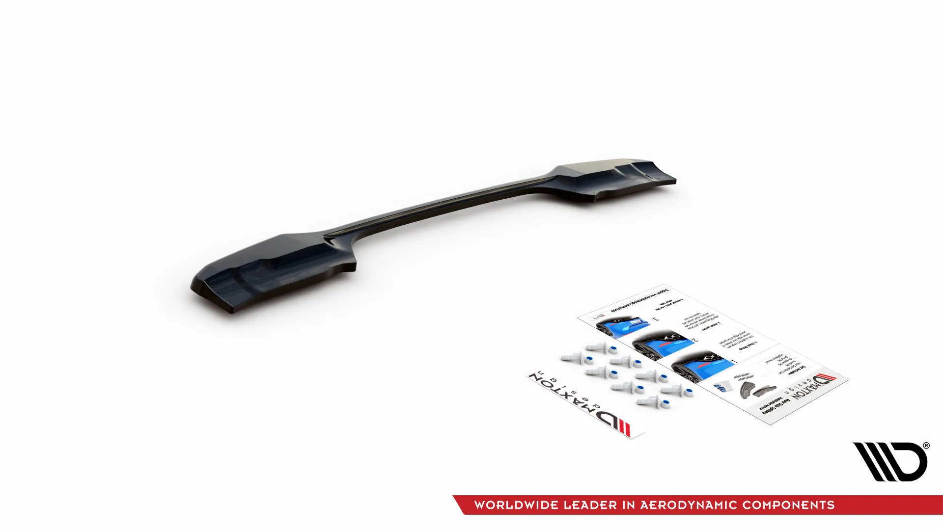 Baksplitter BMW X1 M-Pack F48 2015-2019 | Glossy Black Edition – bilde 5