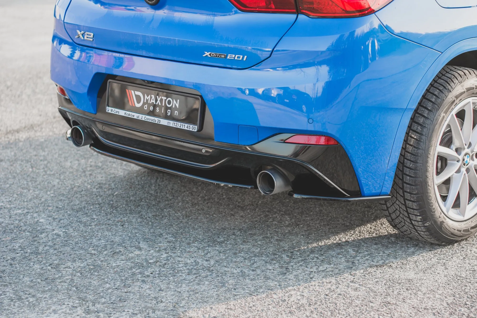 Baksplitter BMW X2 (F39) M-Pack 2017 - 2023 | Glossy Black Edition – bilde 4
