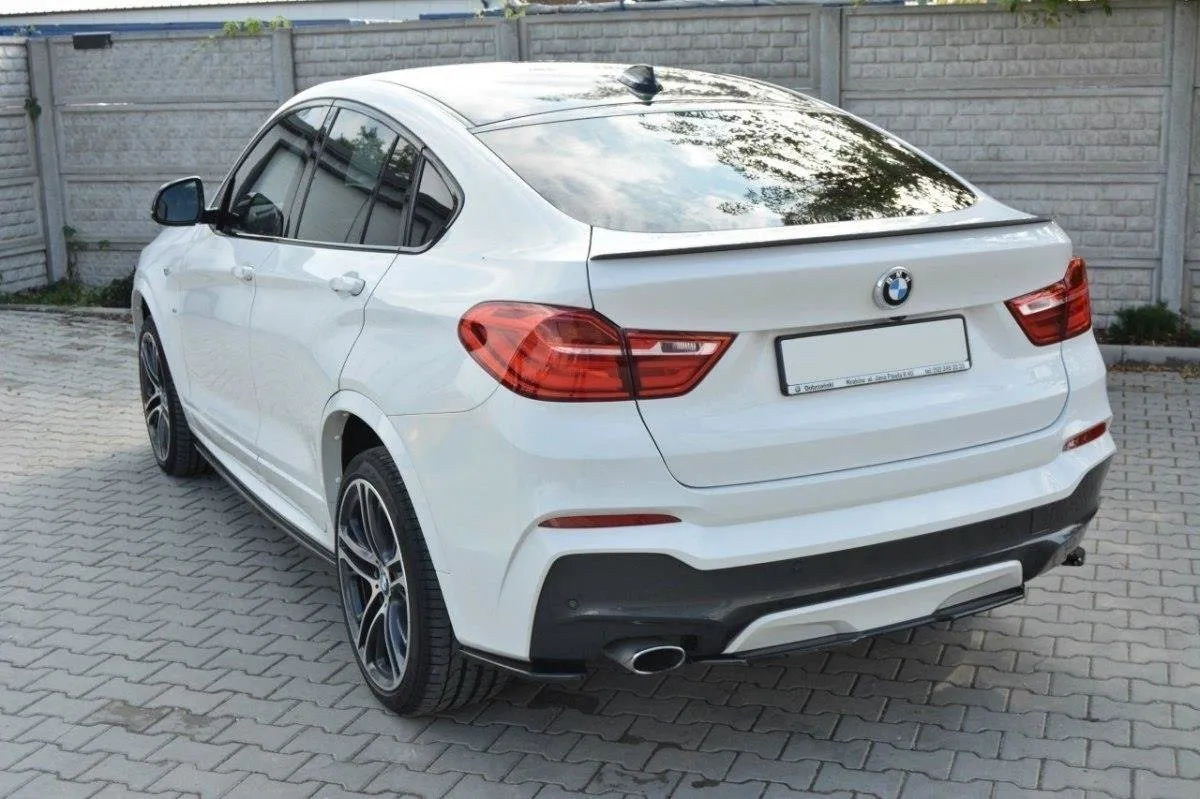 Baksplitter BMW X4 M-pack (F26) 2014 - 2018 | Glossy Black Edition