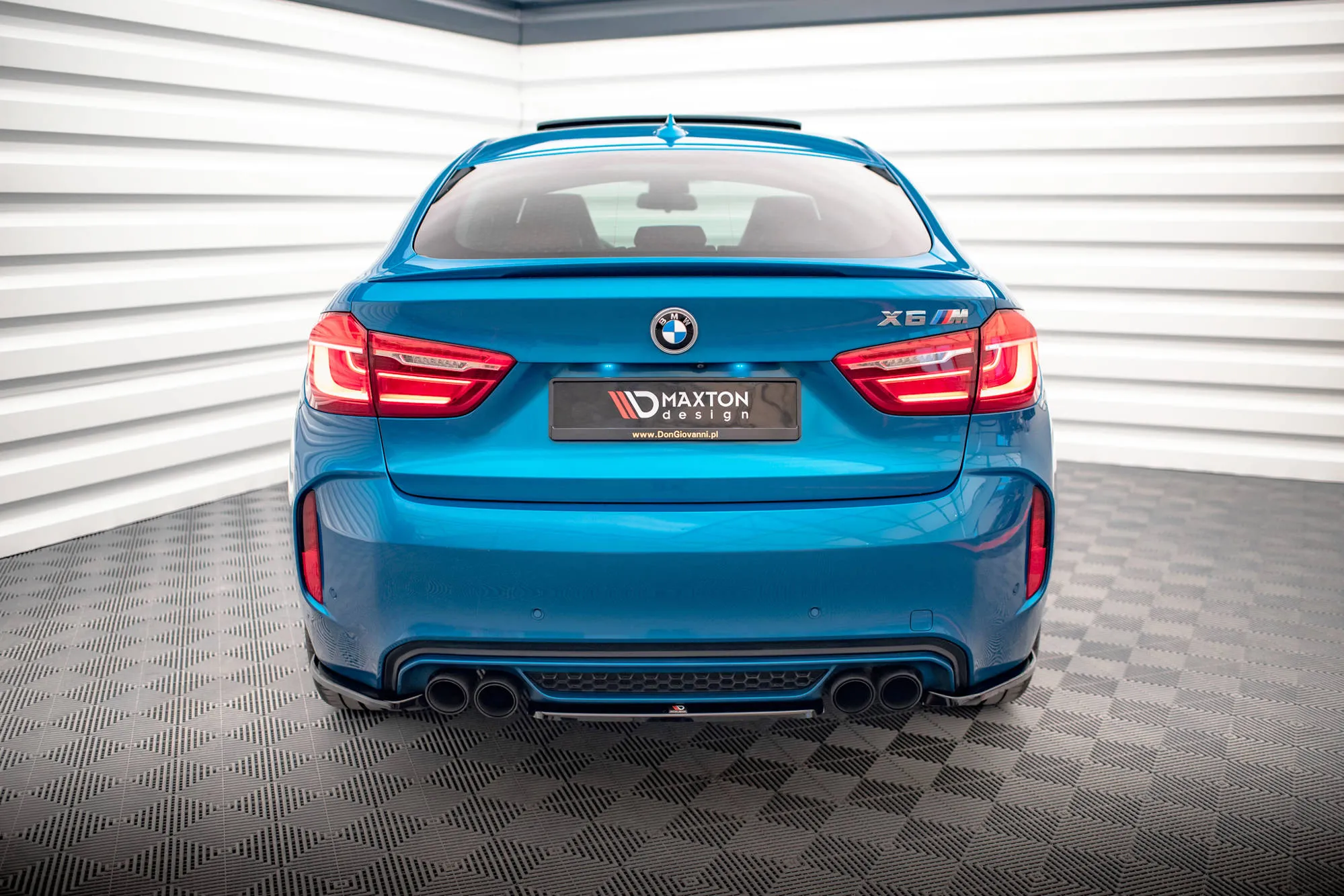 Baksplitter BMW X6 (F86) 2014 - 2019 | Glossy Black Edition – bilde 3