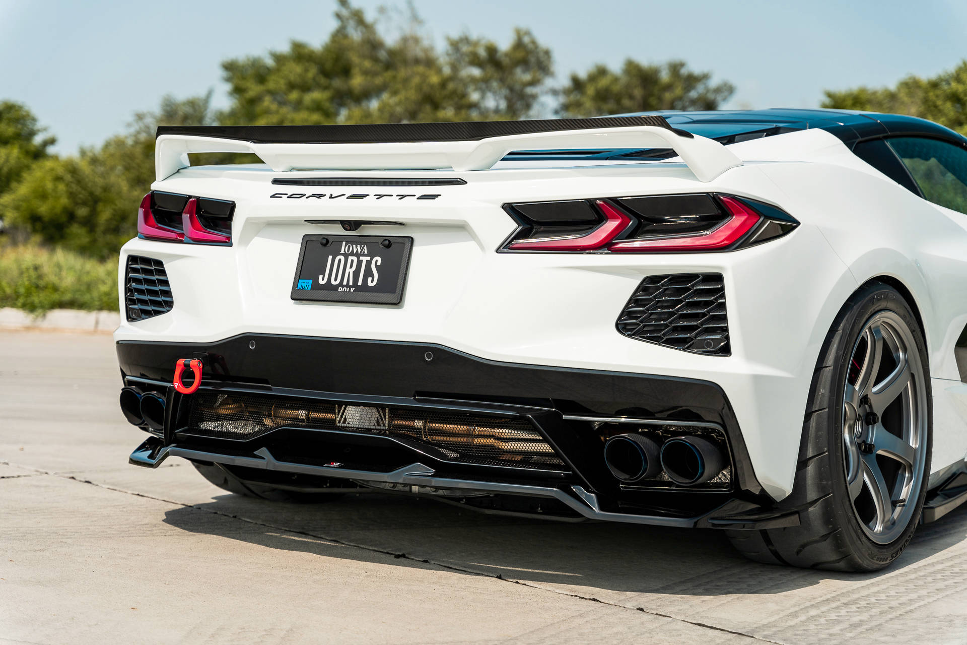 Baksplitter Chevrolet Corvette C8 2020 - > | Glossy Black Edition Image 3