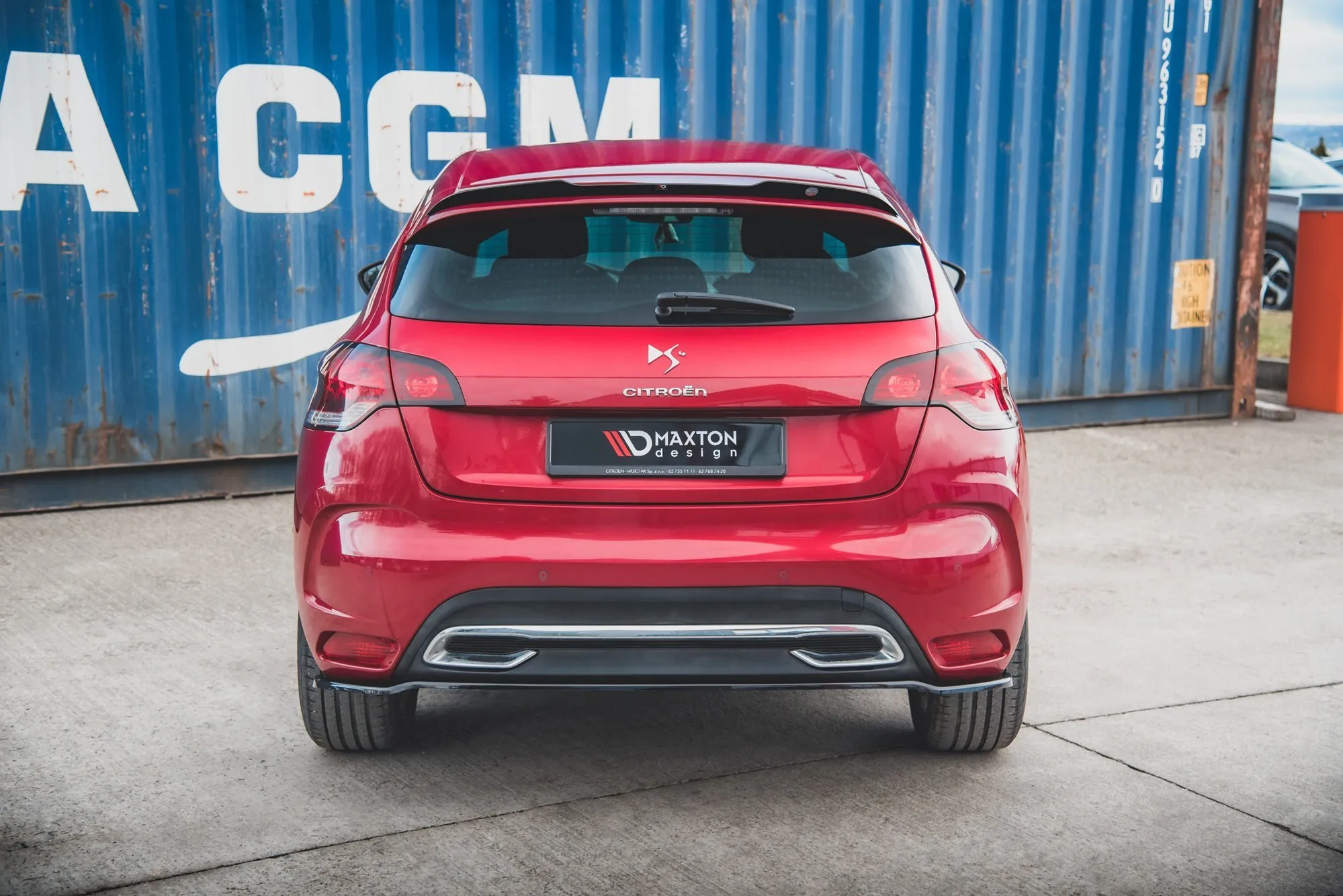 Baksplitter Citroen DS4 2011-2015 | Glossy Black Edition – bilde 4