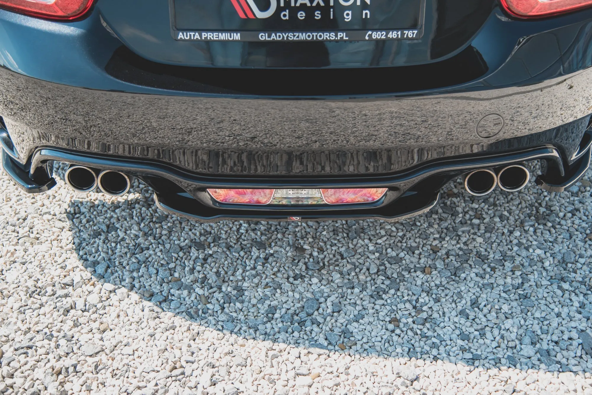 Baksplitter Fiat 124 Spider Abarth 2016-2020 | Glossy Black Edition – bilde 2