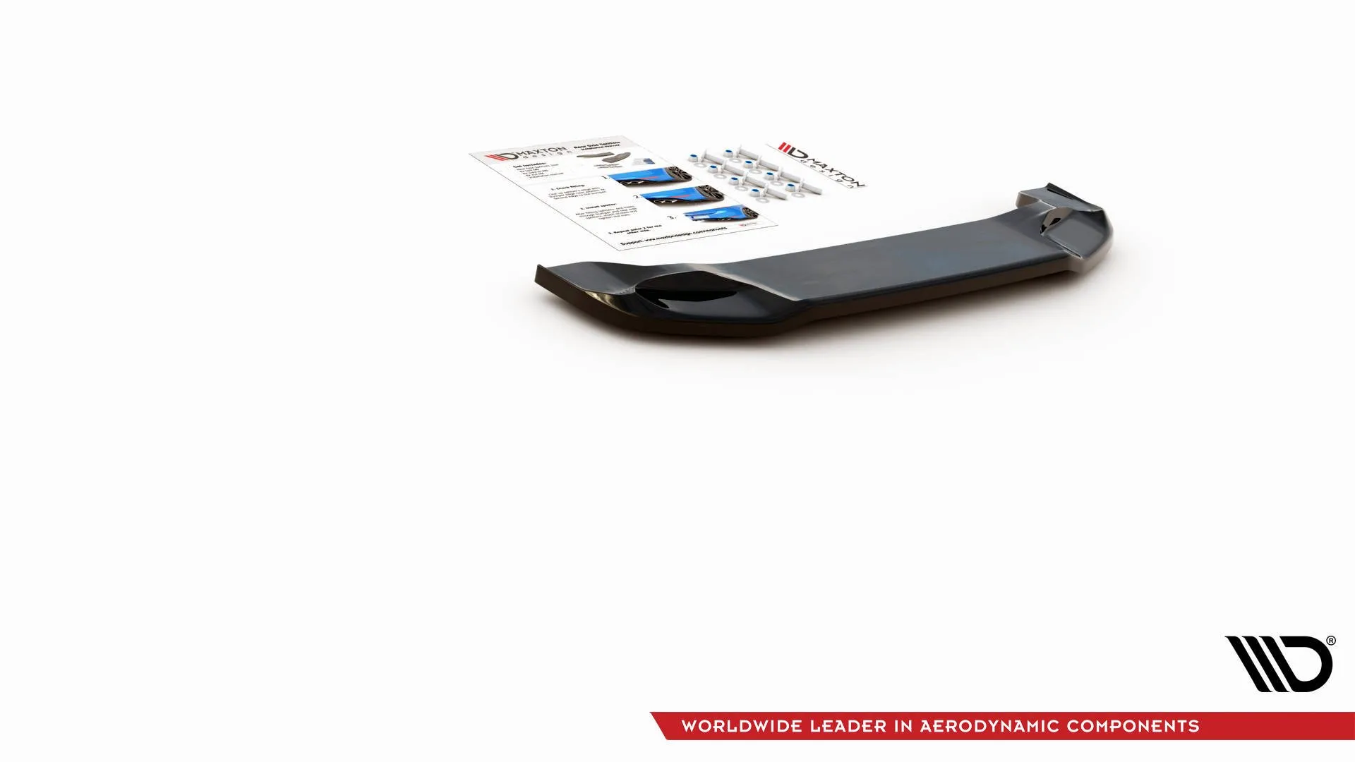 Baksplitter Fiat 124 Spider Abarth 2016-2020 | Glossy Black Edition – bilde 5