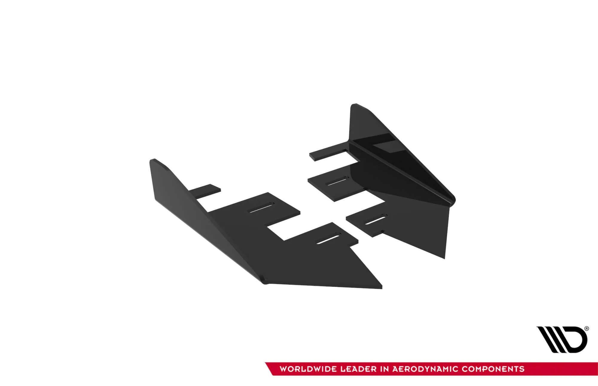 Baksplitter-flopper Audi A3 2020-2026 | Glossy Black Edition – bilde 4
