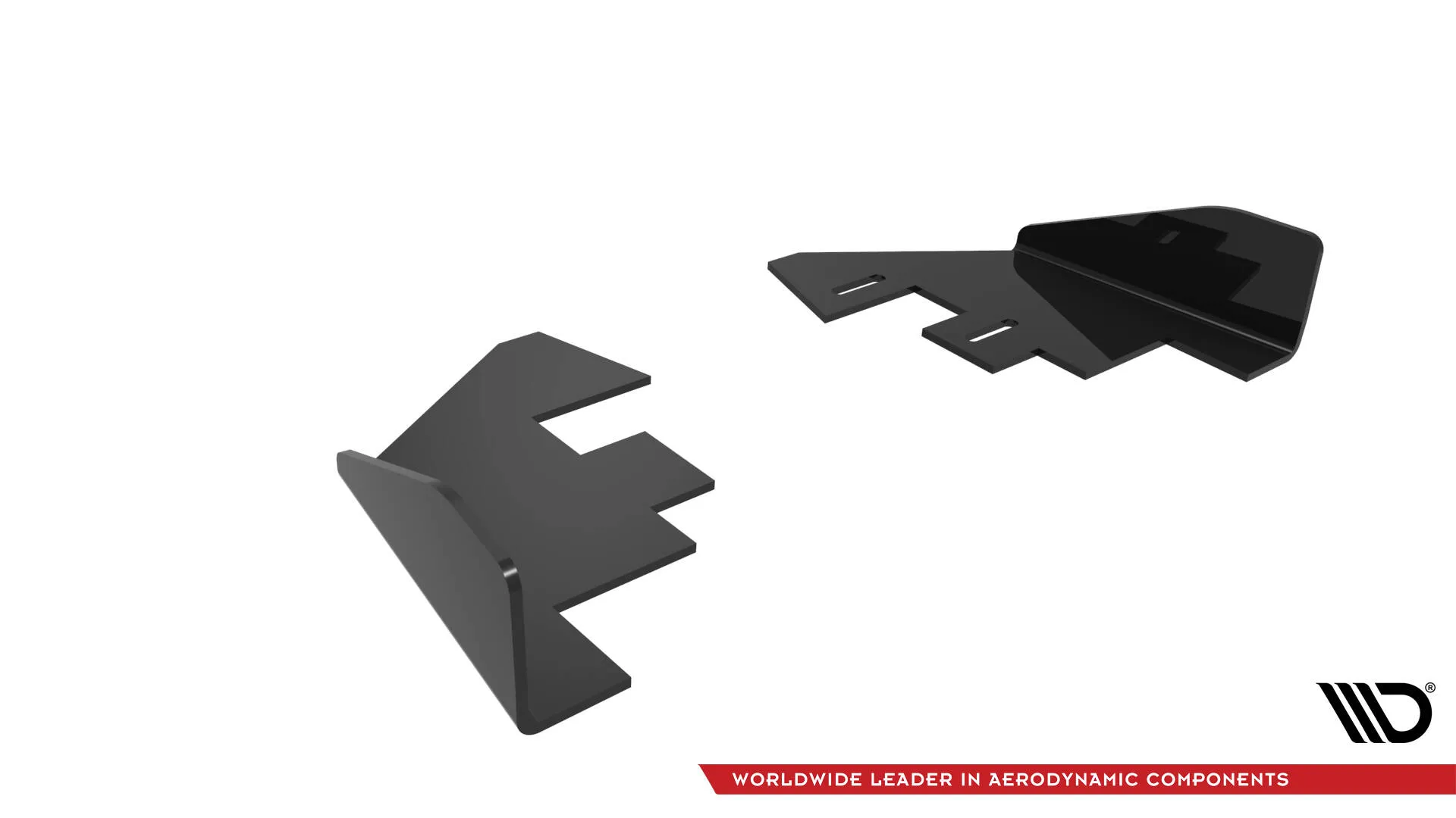 Baksplitter-flopper Audi (A3 S-Line/S3) 8Y Facelift 2024 -> | Glossy Black Edition – bilde 4