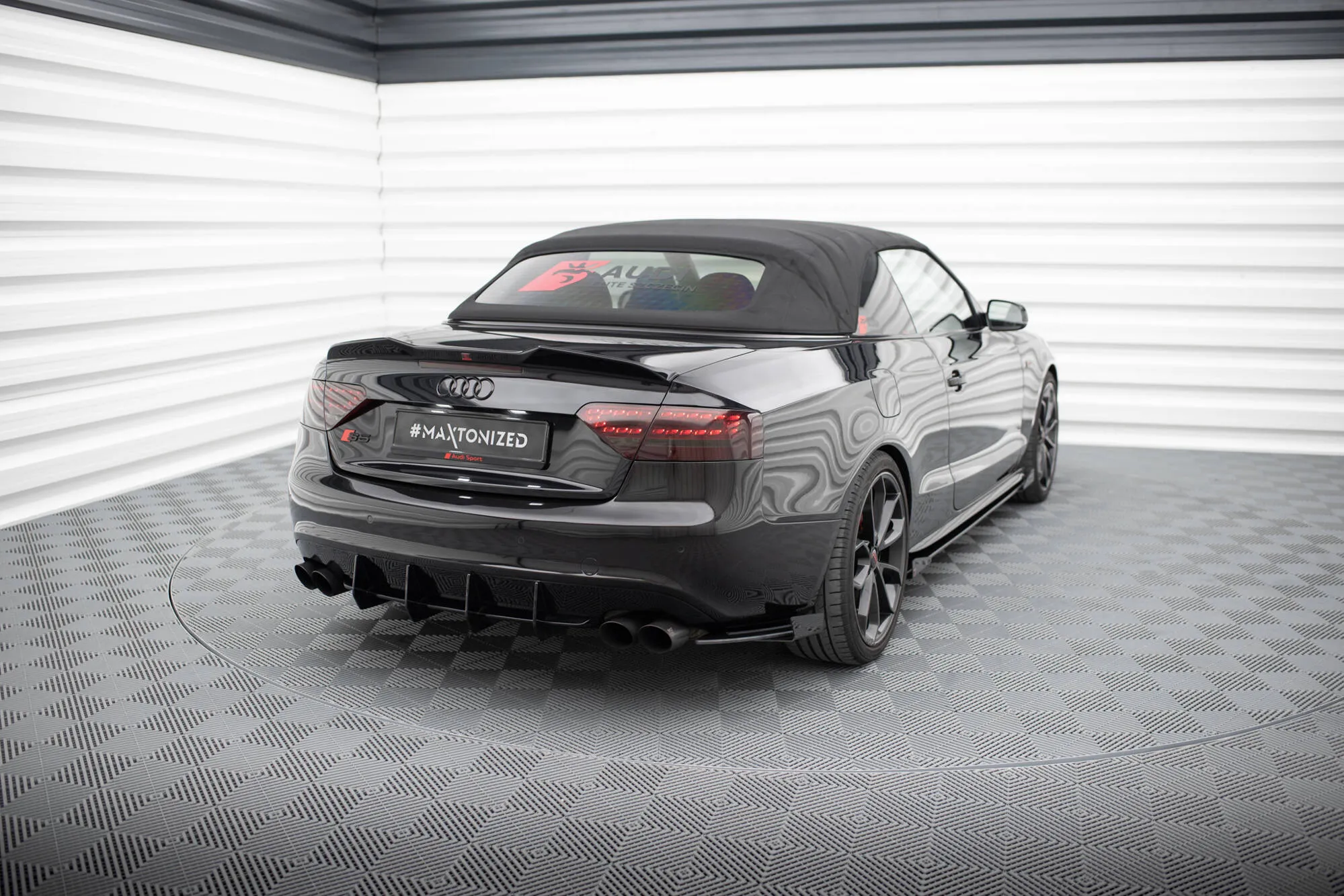Baksplitter-flopper Audi A5 8T S-Line / S5 8T 2007 - 2011 | Glossy Black Edition – bilde 2
