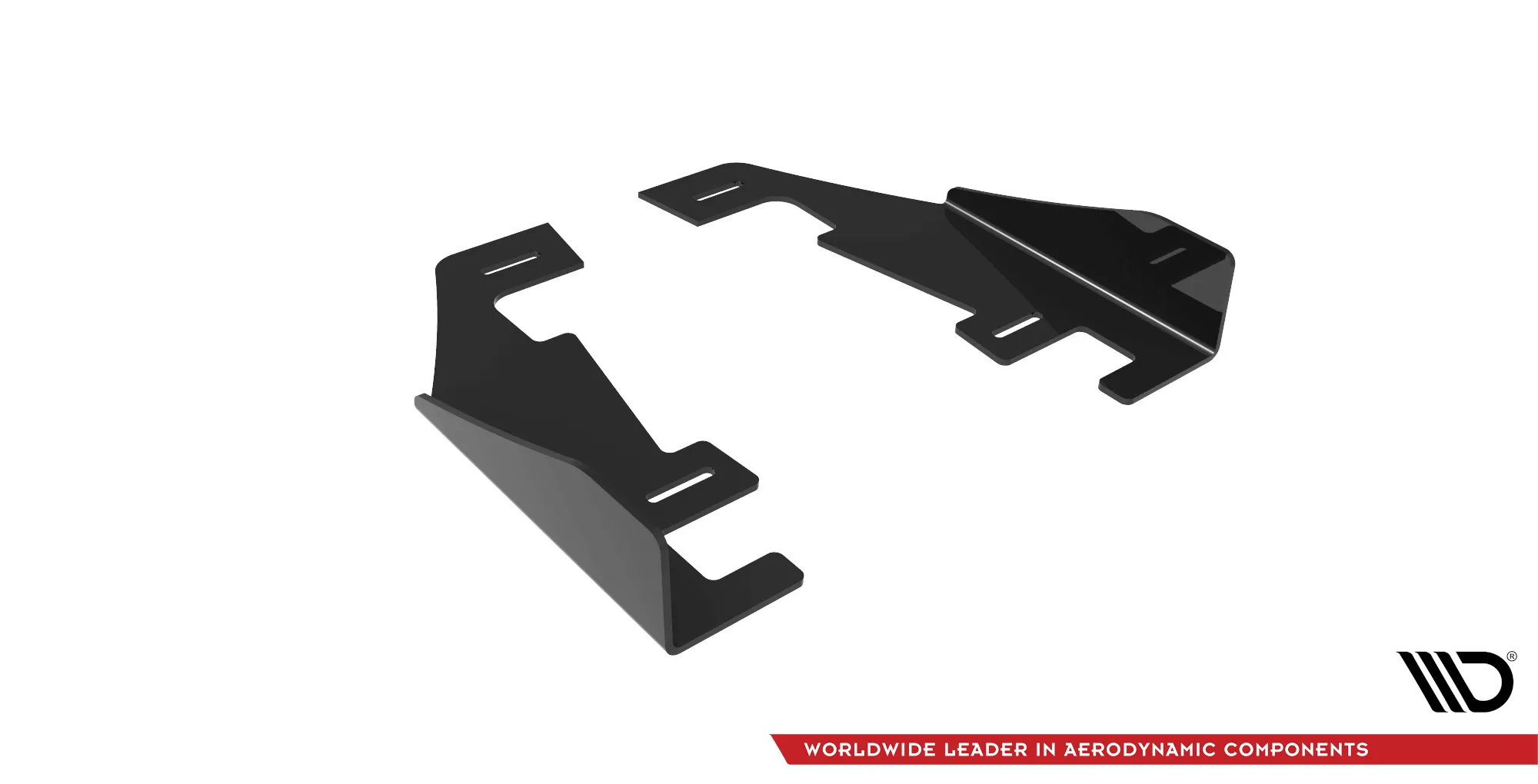 Baksplitter-flopper Audi RS3 8Y 2020-> | Glossy Black Edition