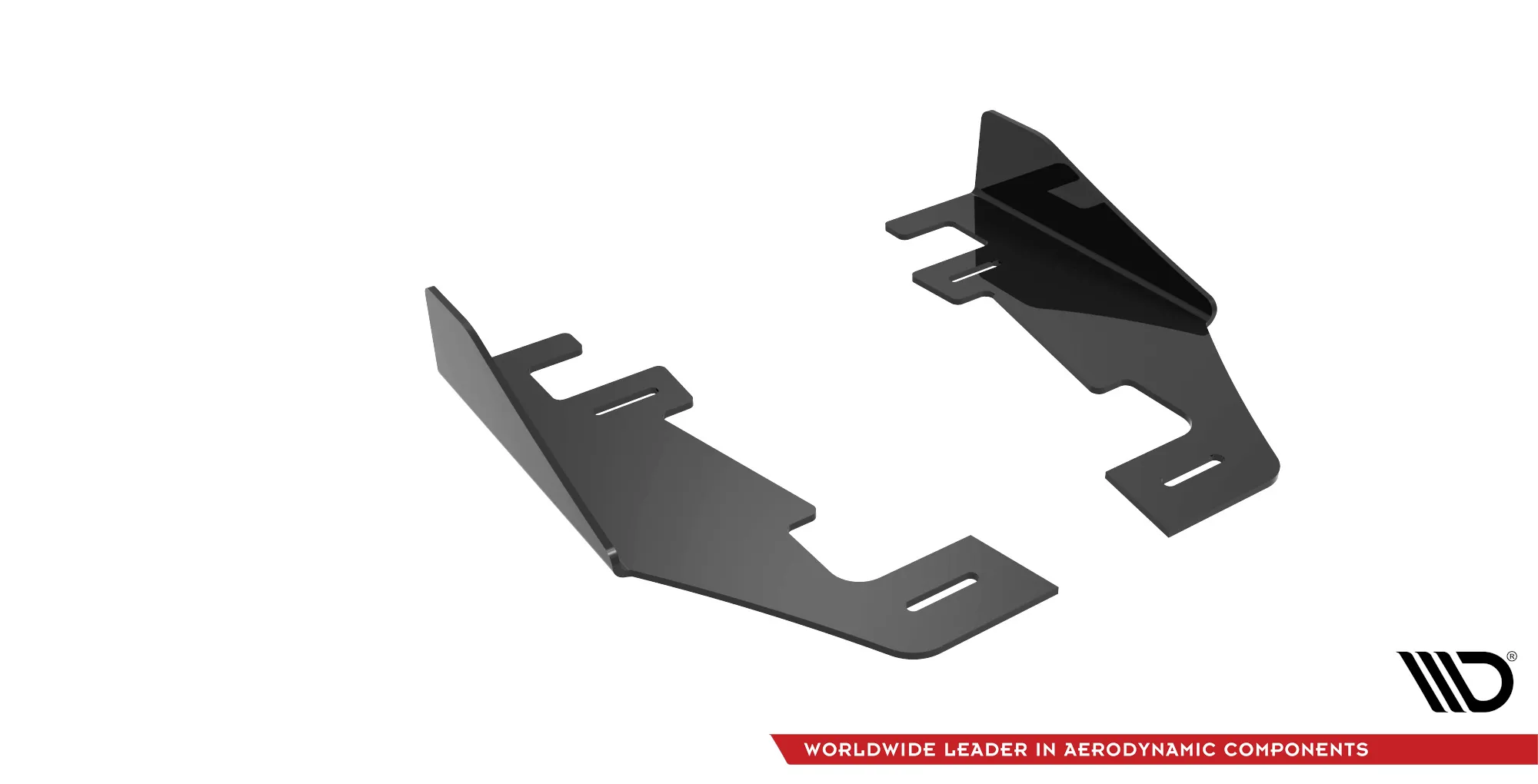 Baksplitter-flopper Audi RS3 8Y 2020-> | Glossy Black Edition – bilde 2