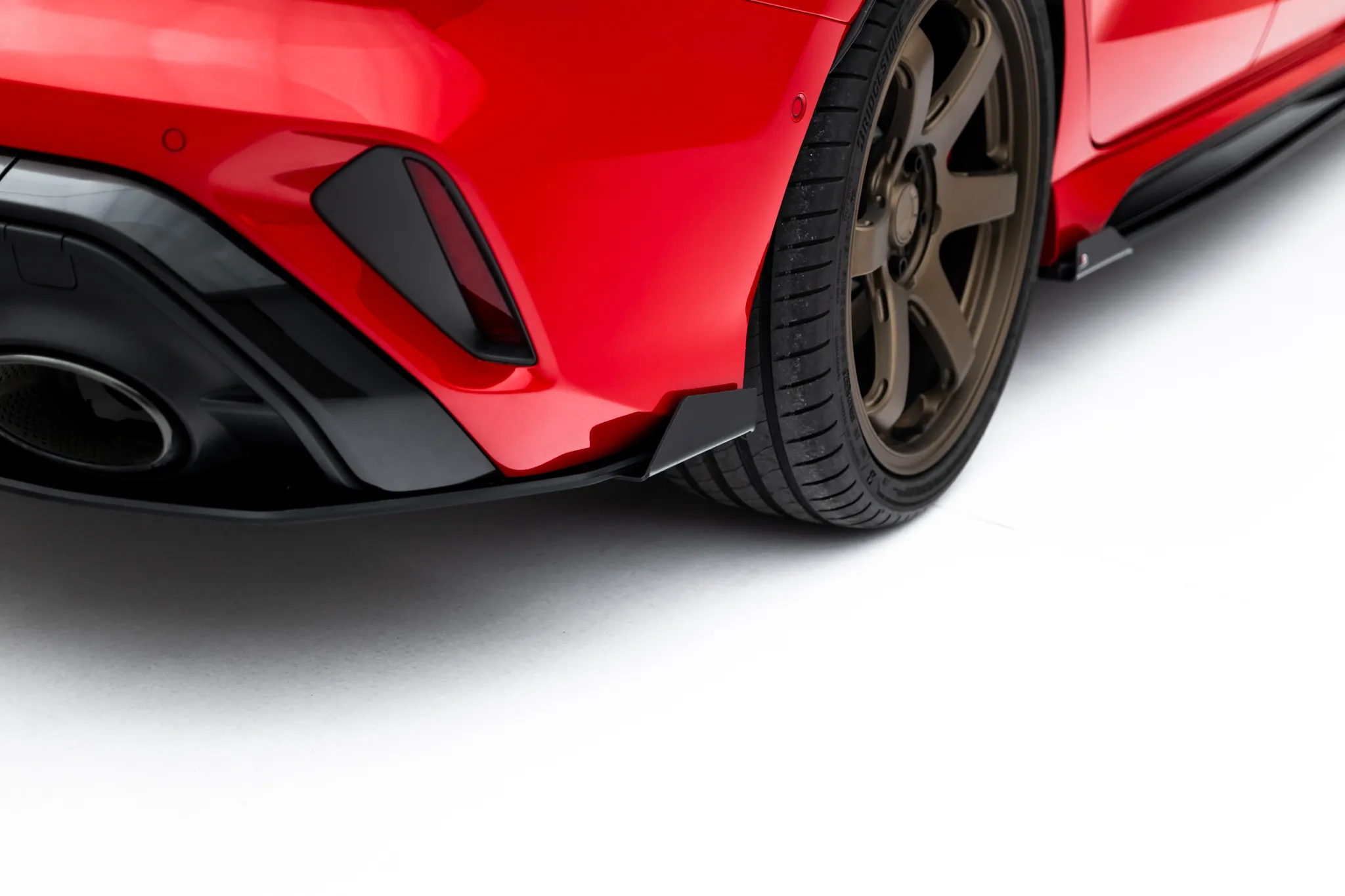 Baksplitter-flopper Audi RS3 Sedan 8Y Facelift 2024 -> | Glossy Black Edition