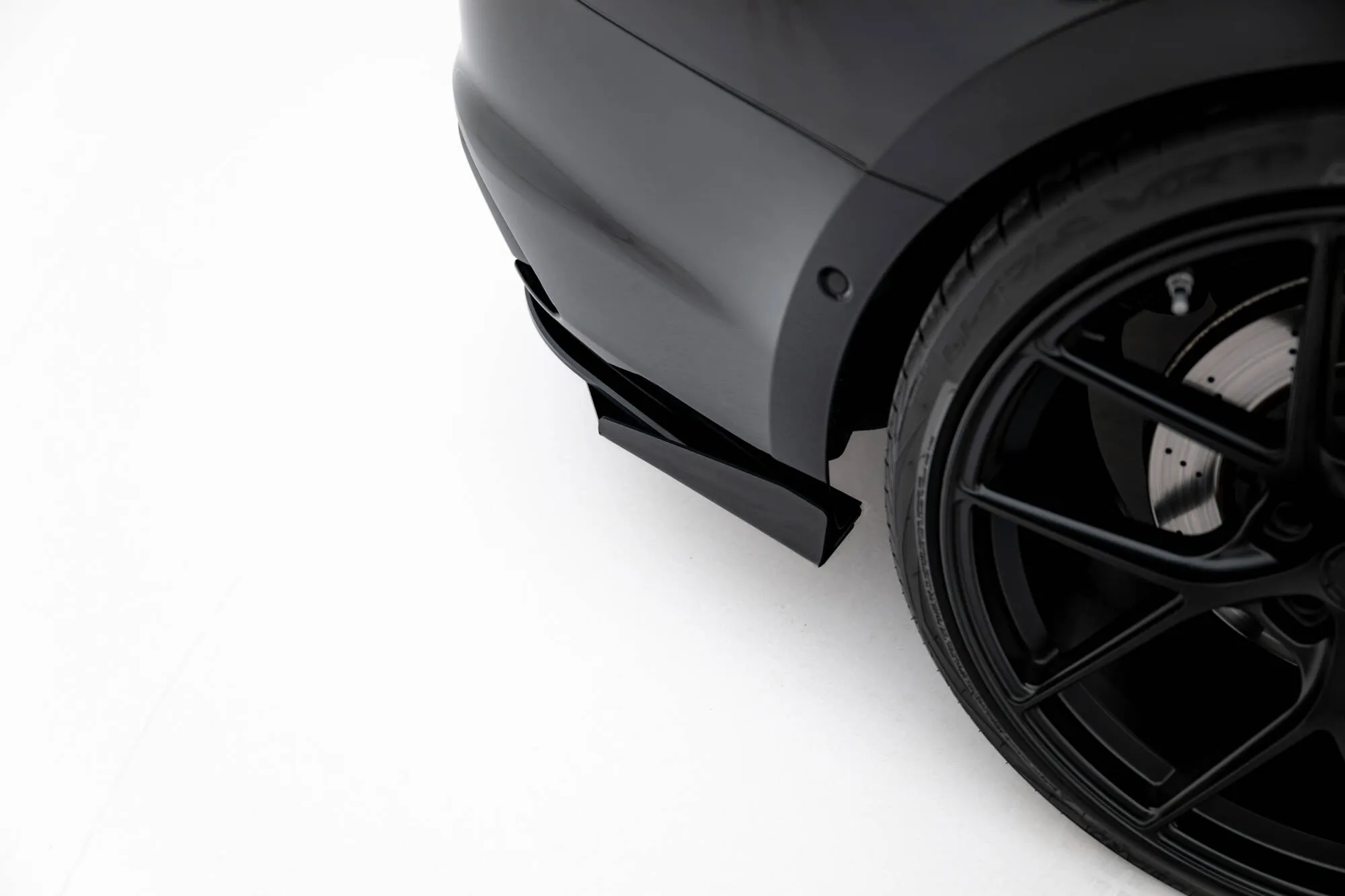 Baksplitter-flopper Audi RS5 (F5) 2017 - 2019 | Glossy Black Edition