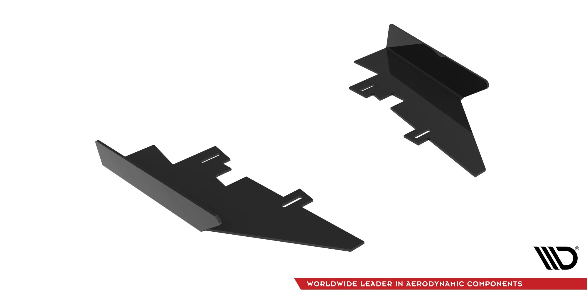 Baksplitter-flopper Audi RS6 (C6) Avant 2007 - 2010 | Glossy Black Edition – bilde 3