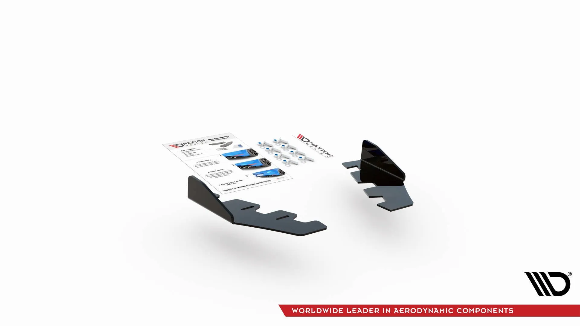 Baksplitter-flopper BMW 1 M135i (F20 / F21) 2011-2015 | Glossy Black Edition – bilde 4