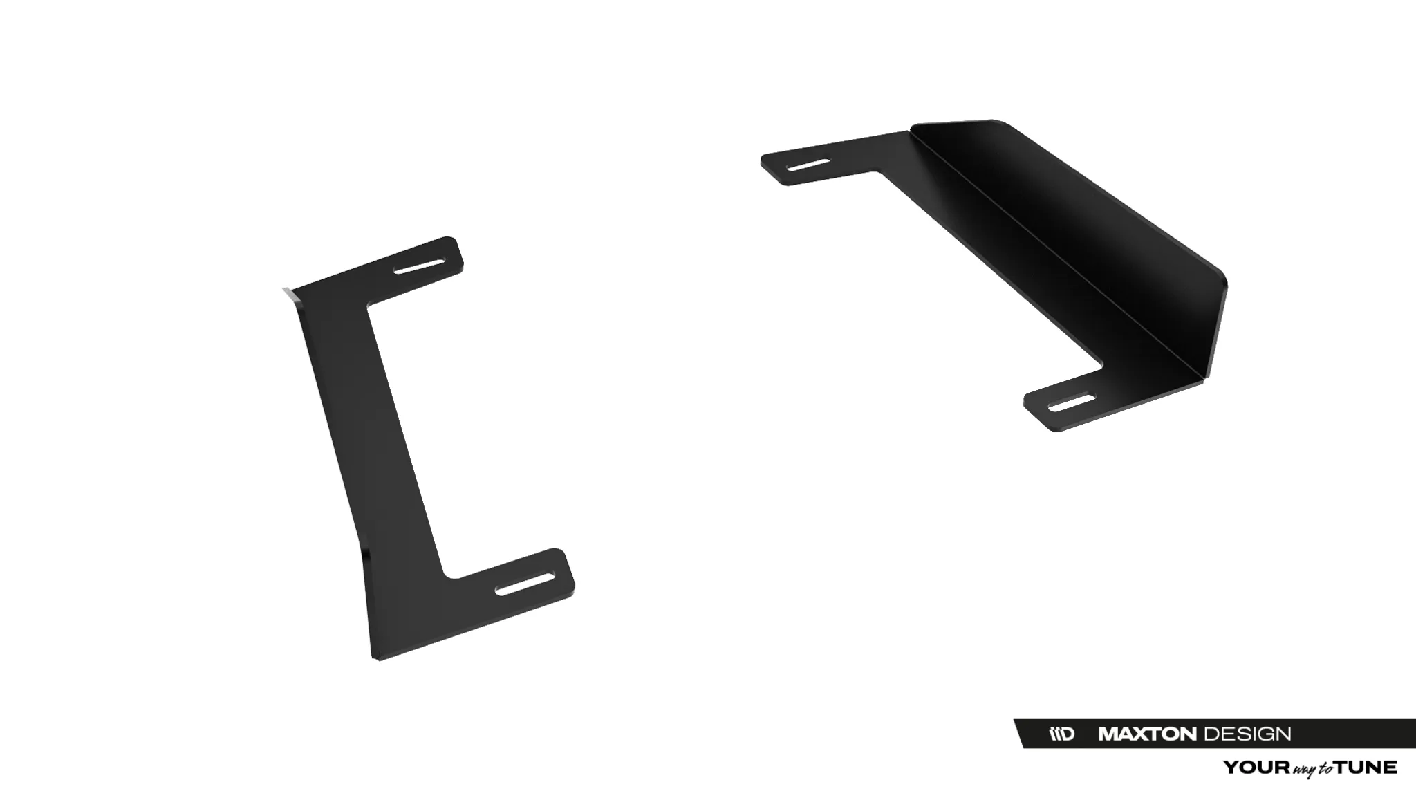 Baksplitter-flopper BMW 2 Gran Coupe (F74) M-Pack 2024->| Glossy Black Edition