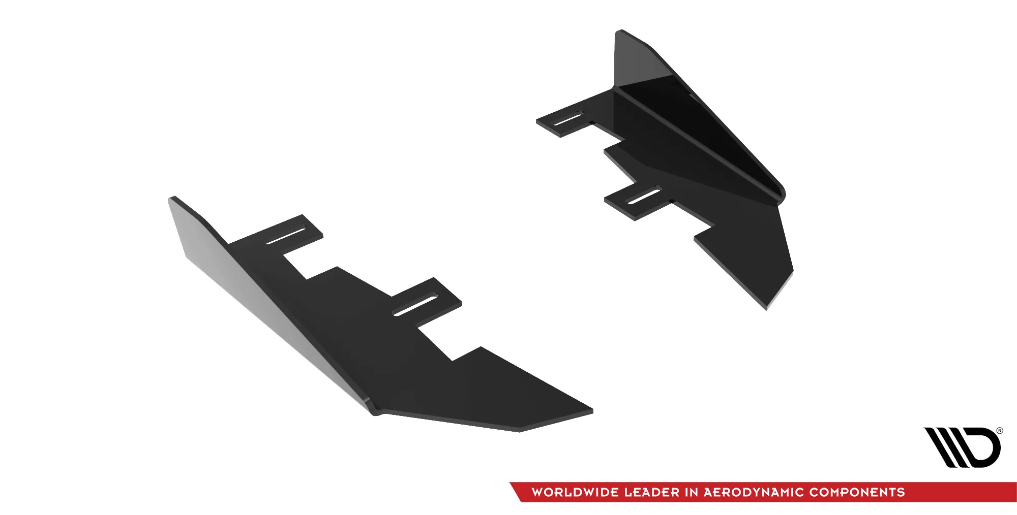 Baksplitter-flopper Honda Civic XI Type-R 2023-> | Glossy Black Edition – bilde 3