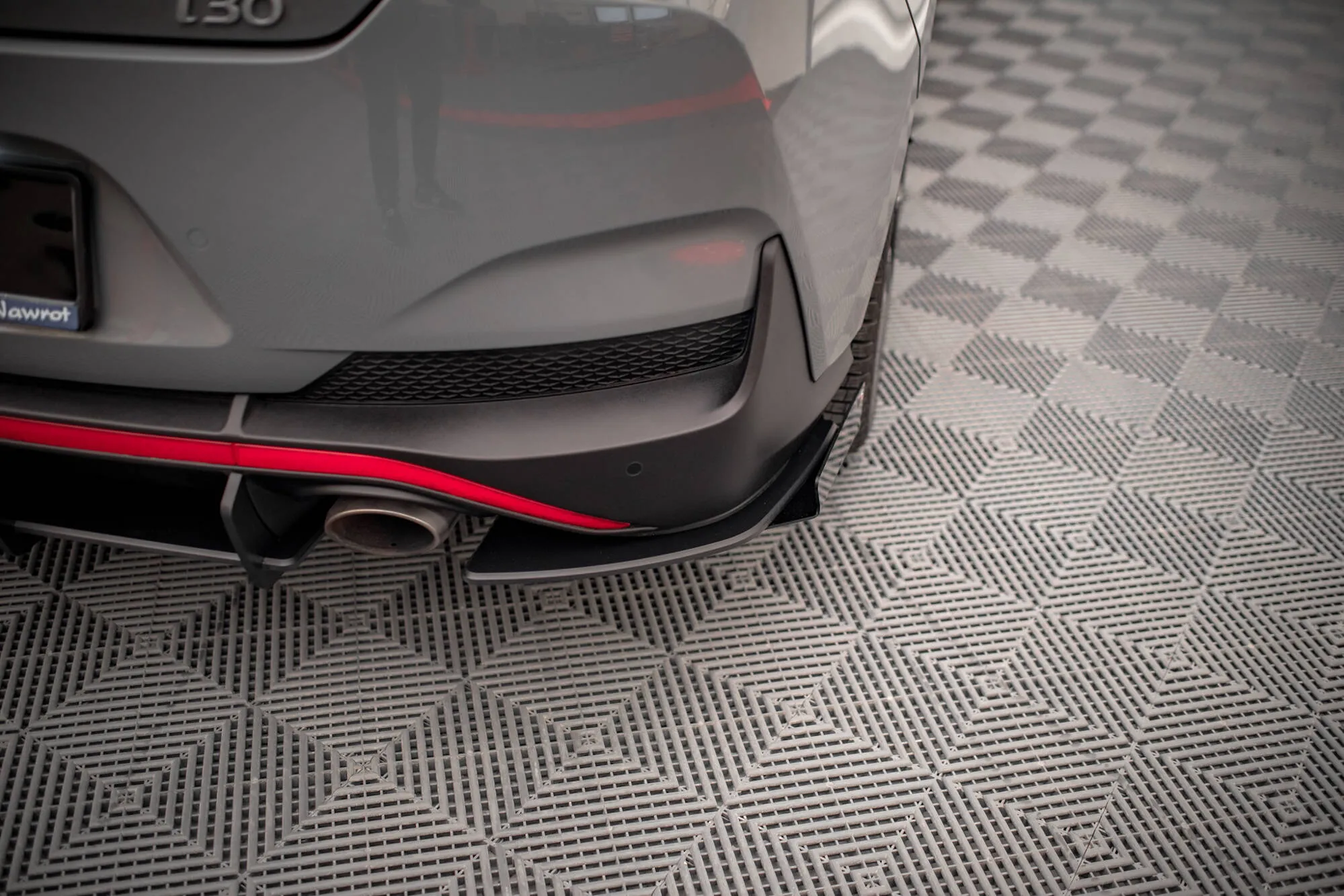 Baksplitter-flopper Hyundai I30 (Mk3 Facelift) 2020-2026 | Glossy Black Edition – bilde 4