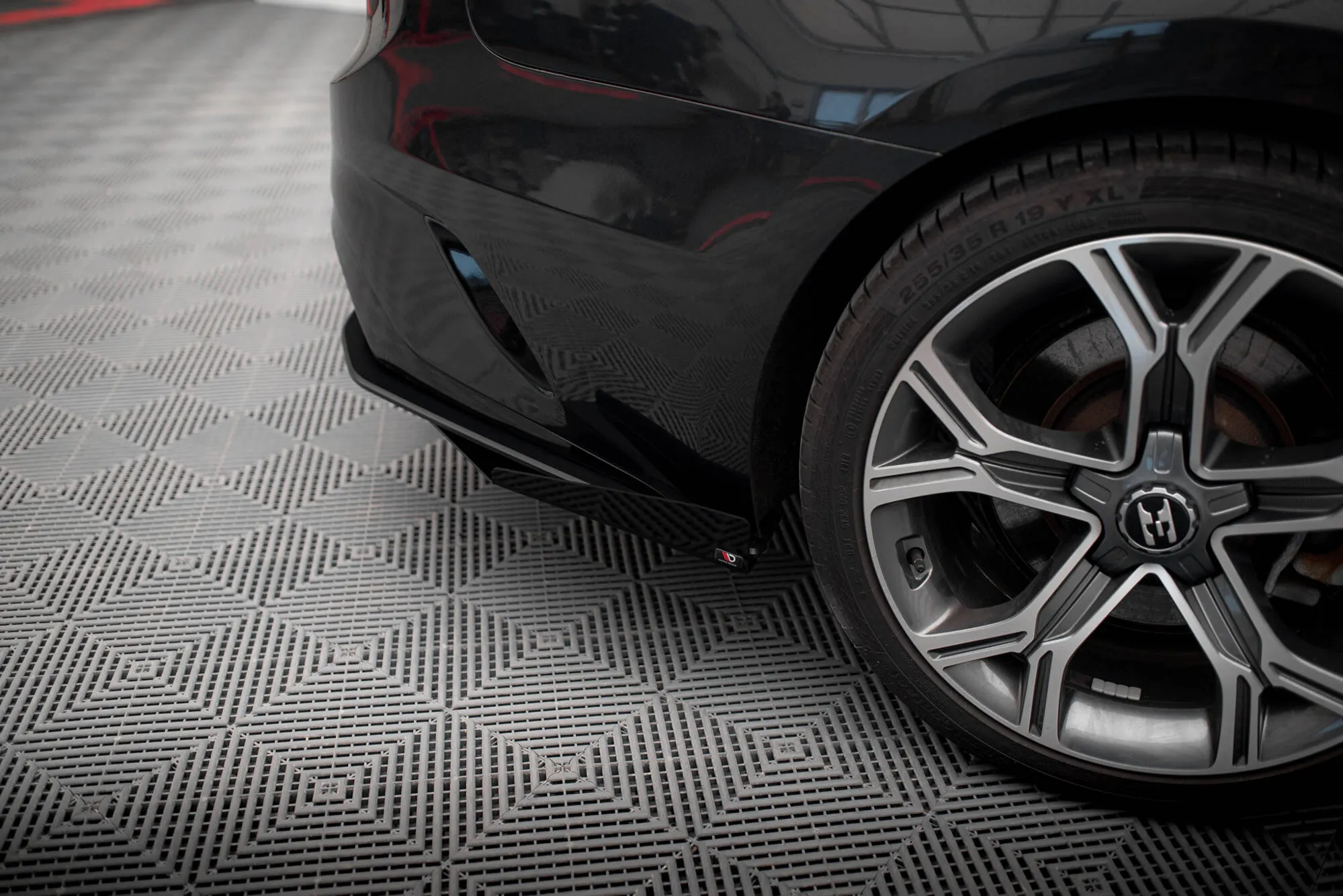 Baksplitter-flopper Kia Stinger GT / GT-Line 2017 - 2023 | Glossy Black Edition