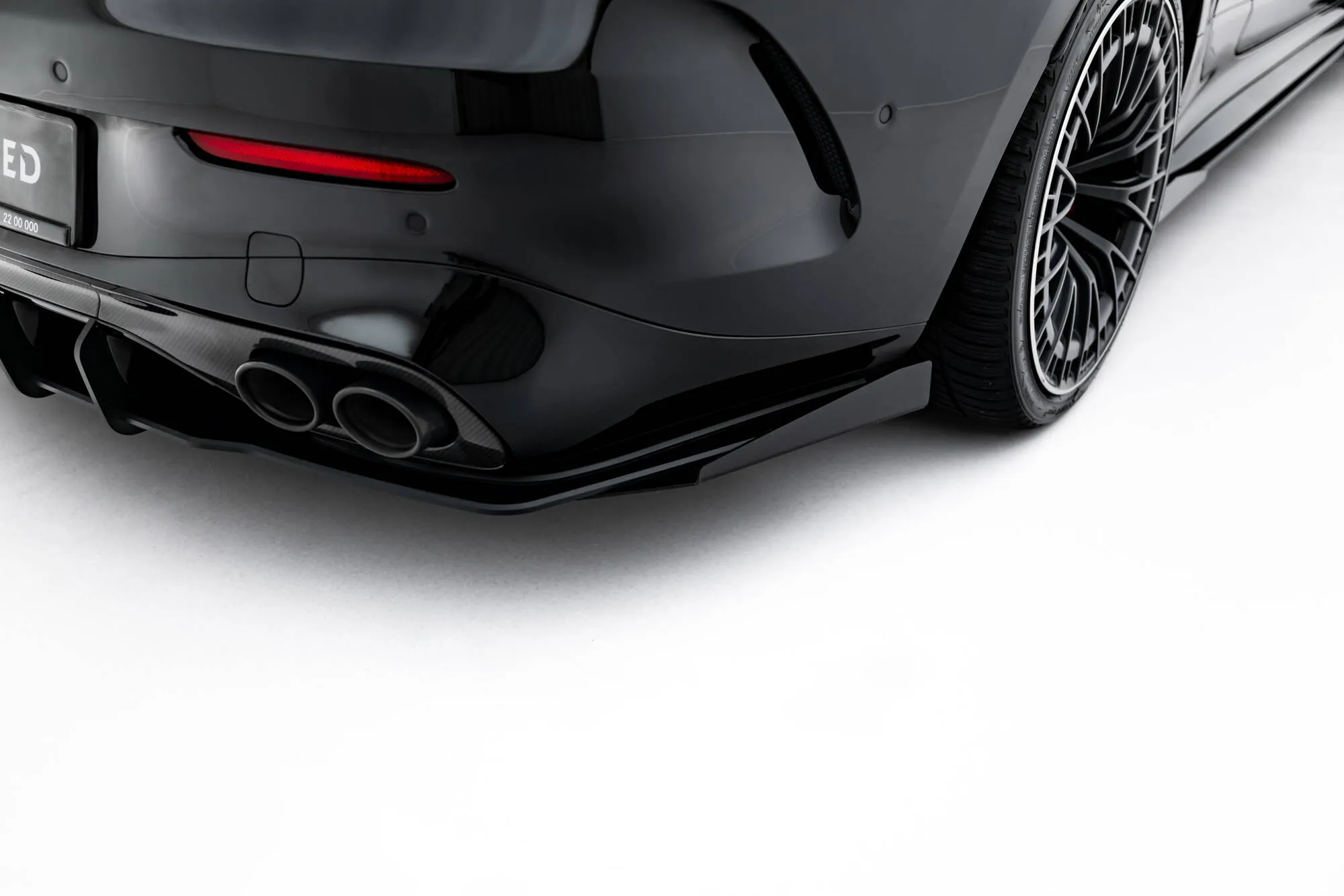 Baksplitter-flopper Mercedes-AMG Cle 53 (C236) 2023 -> | Glossy Black Edition