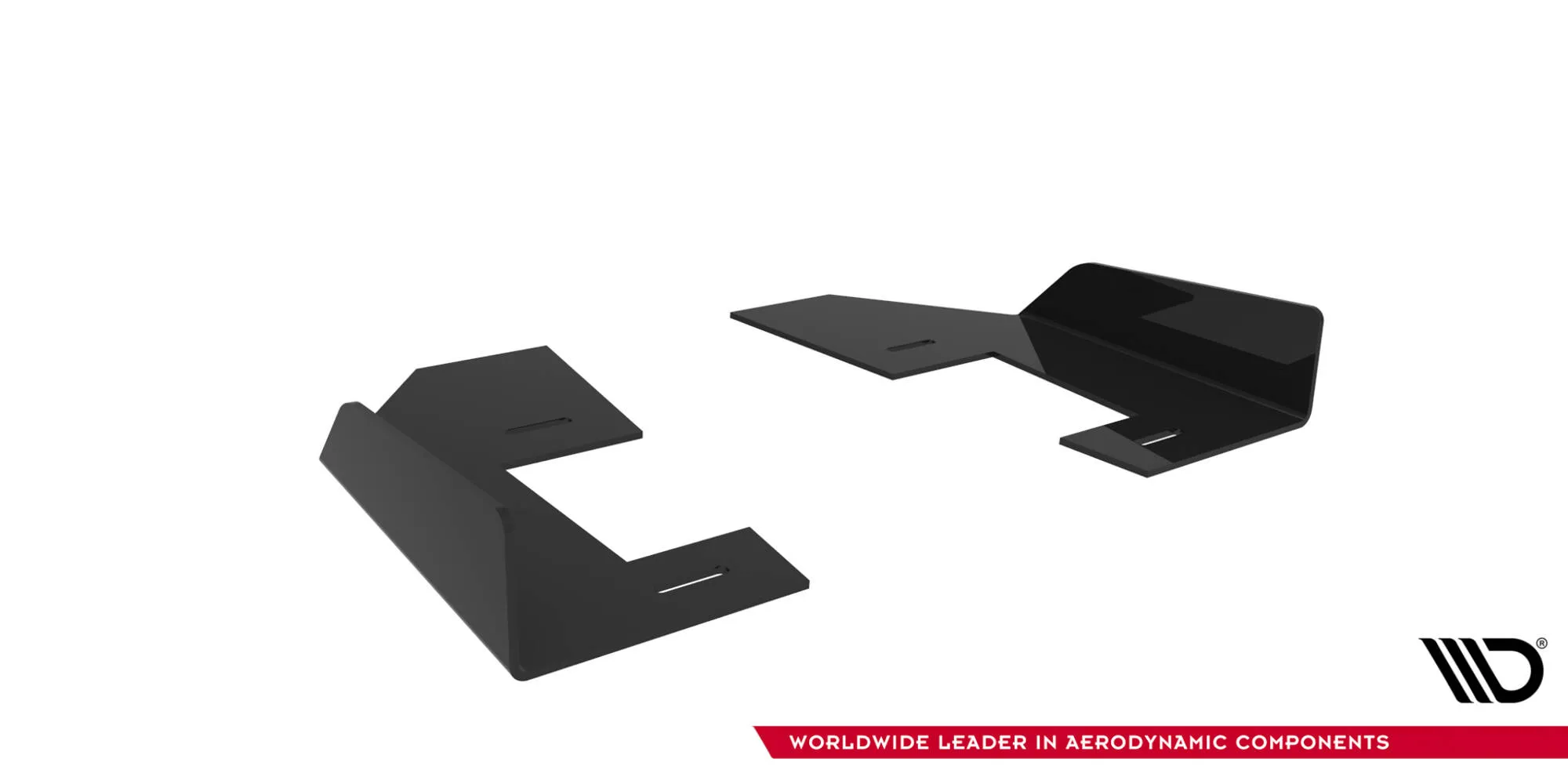 Baksplitter-flopper Mitsubishi Lancer EVO X 2007 - 2015 | Glossy Black Edition – bilde 5