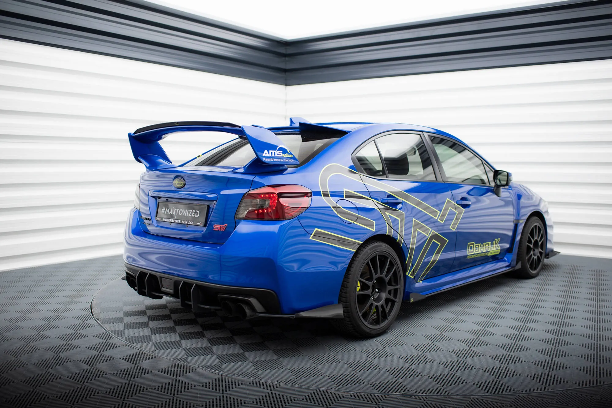 Baksplitter-flopper Subaru WRX STI I Facelift 2017 - 2021 | Glossy Black Edition – bilde 3