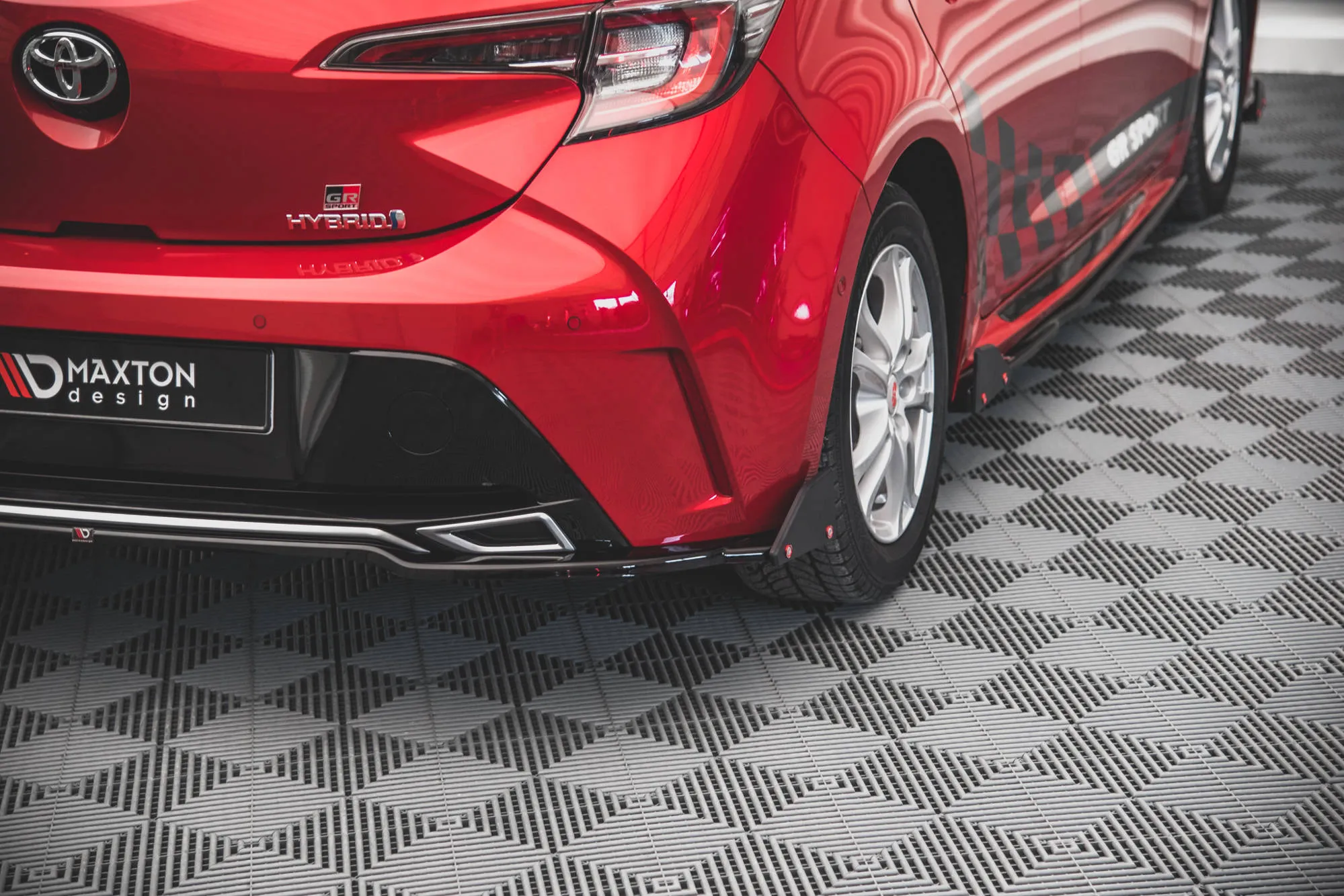 Baksplitter + Flopper Toyota Corolla XII GR Sport 2019 -> | Glossy Black Edition – bilde 2