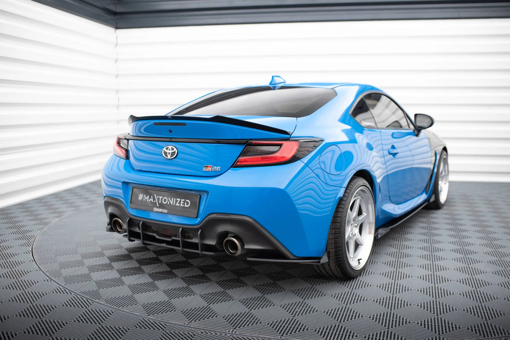 Baksplitter-flopper Toyota GR86 2021 - > | Glossy Black Edition – bilde 2