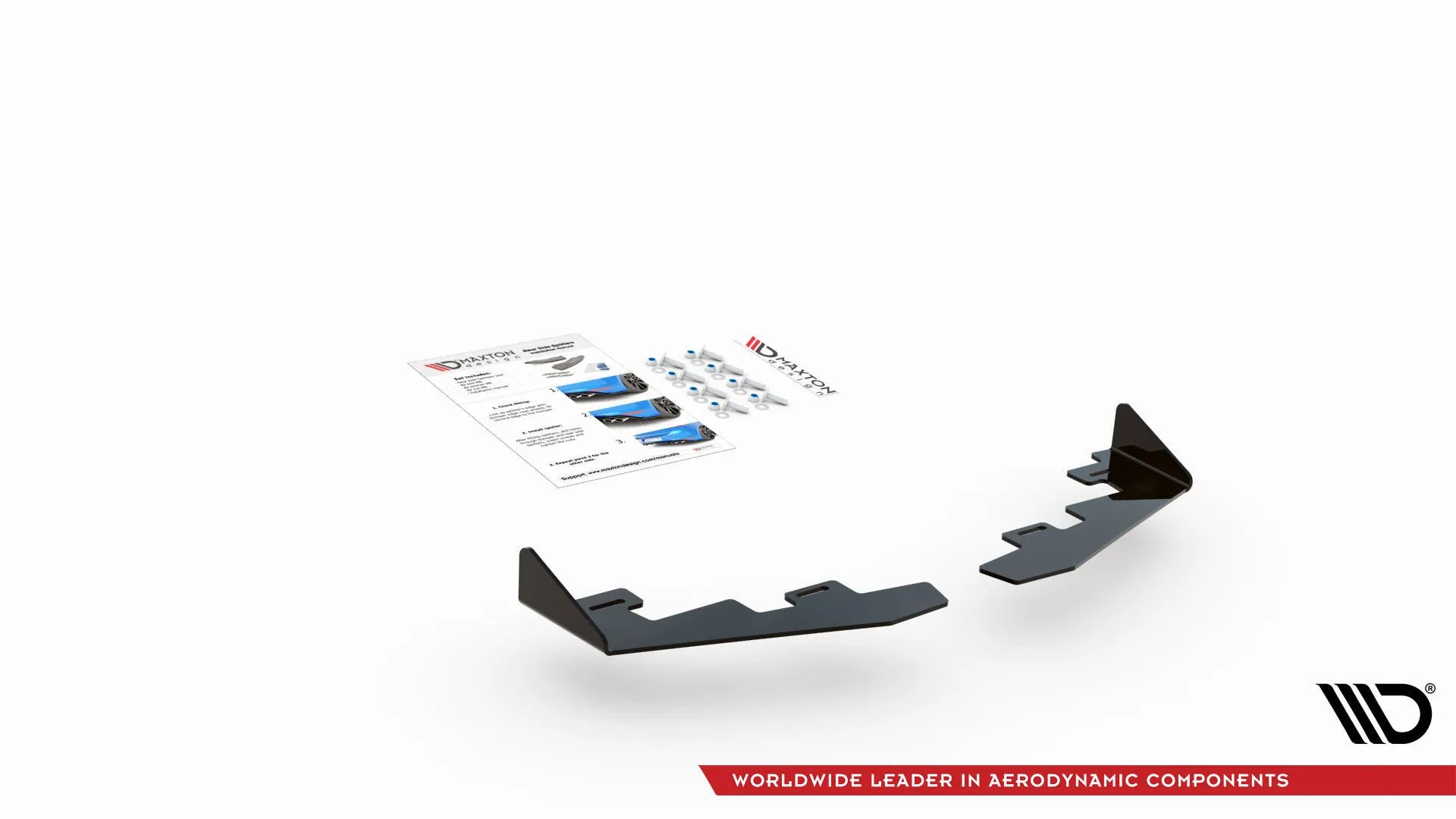 Baksplitter-flopper Toyota Yaris GR IV 2020-> | Glossy Black Edition – bilde 5
