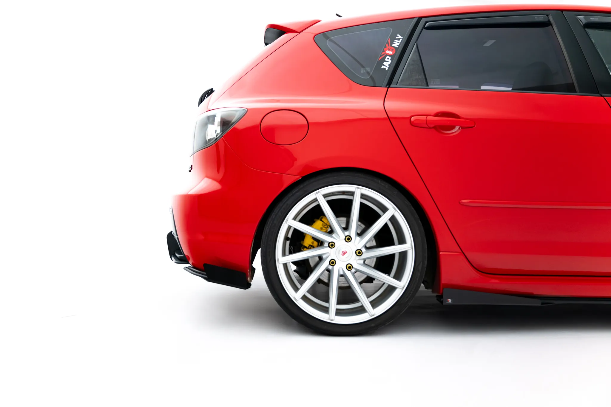 Baksplitter-flopper V.2 Mazda 3 MPS I 2006-2009 | Glossy Black Edition