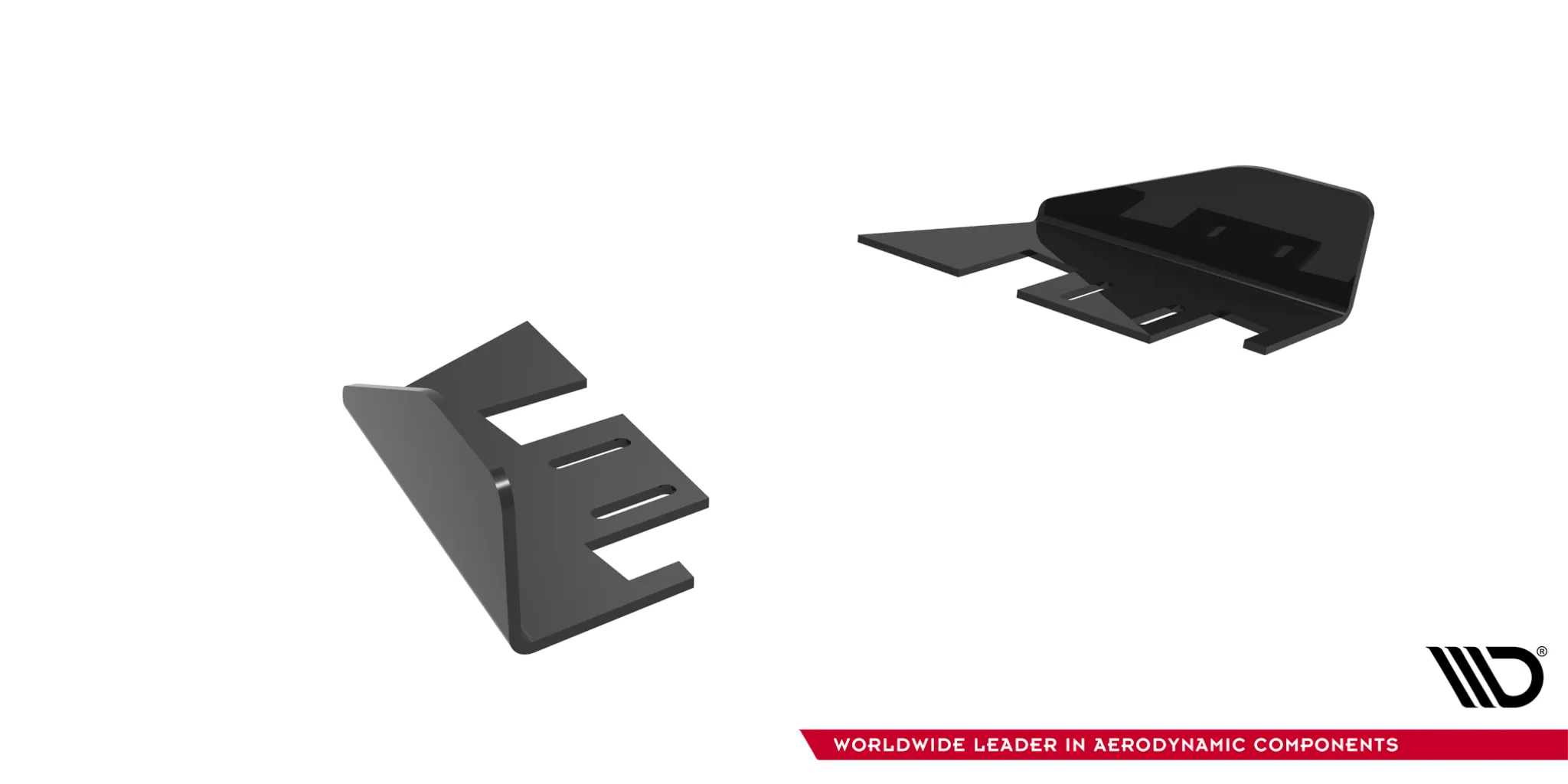 Baksplitter-flopper V.2 VW Golf VIII R 2020-> | Glossy Black Edition – bilde 3