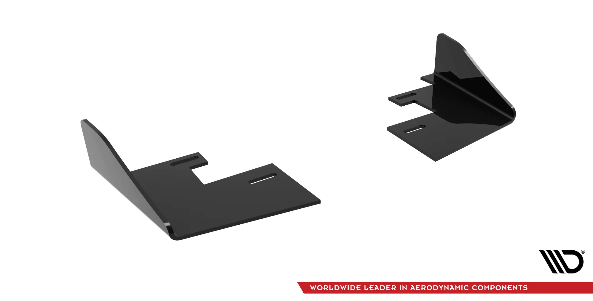 Baksplitter-flopper VW Golf R Mk7 2013-2016 | Glossy Black Edition – bilde 3
