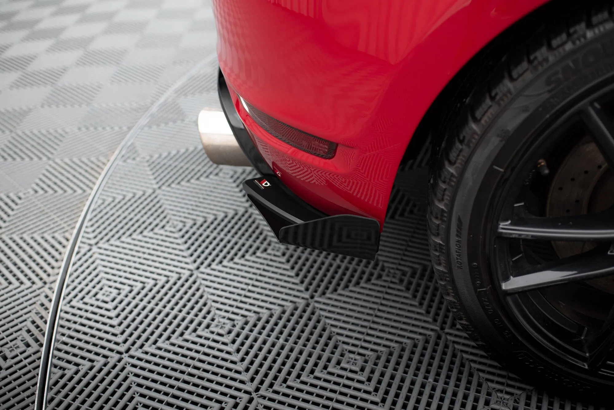 Baksplitter-flopper VW Golf VI GTI 2008-2012 | Glossy Black Edition