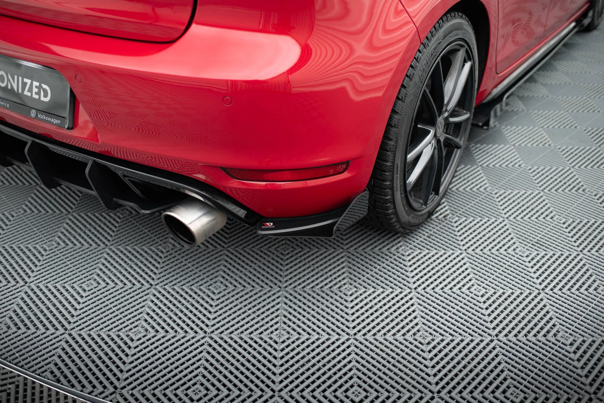 Baksplitter-flopper VW Golf VI GTI 2008-2012 | Glossy Black Edition – bilde 3