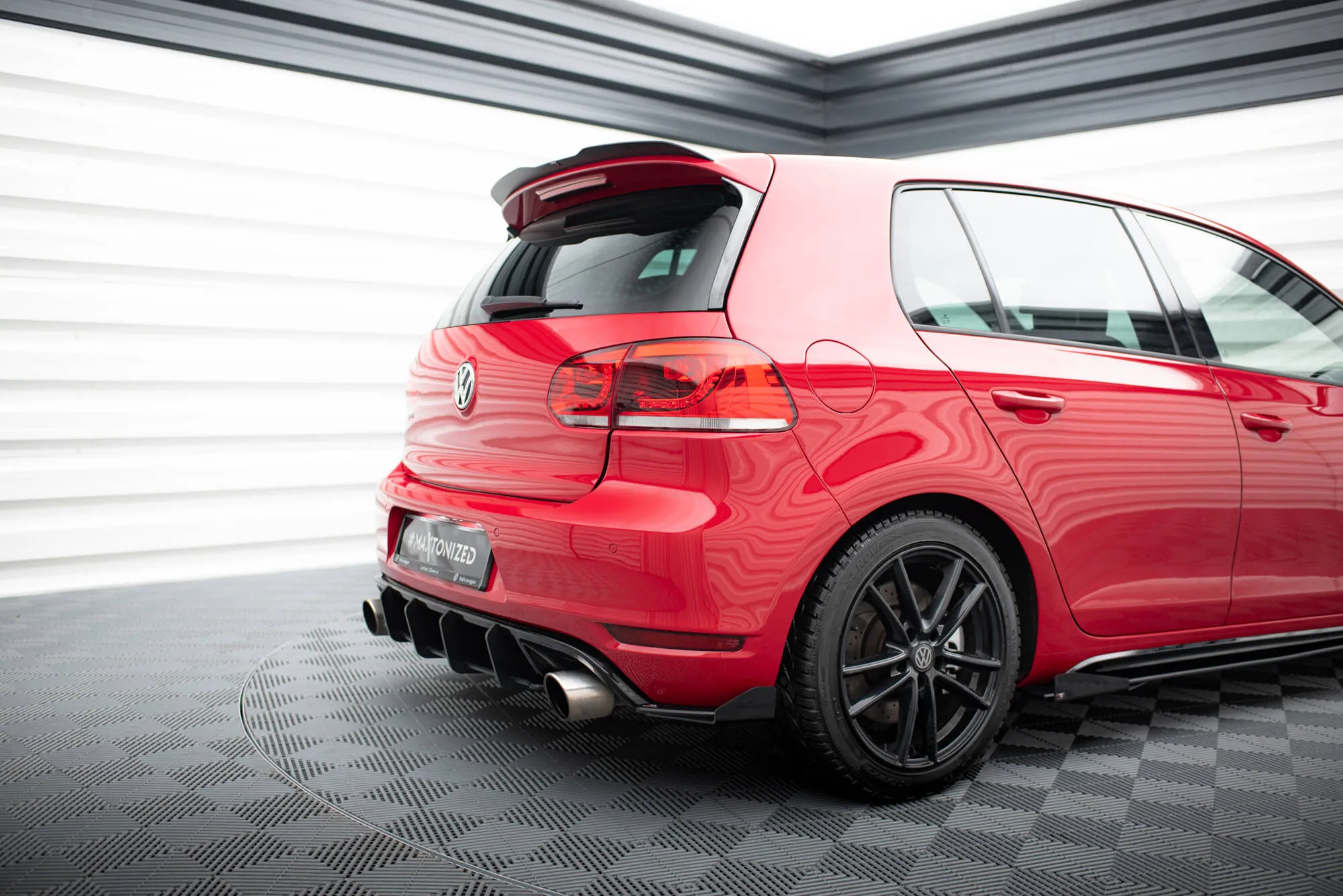 Baksplitter-flopper VW Golf VI GTI 2008-2012 | Glossy Black Edition – bilde 4