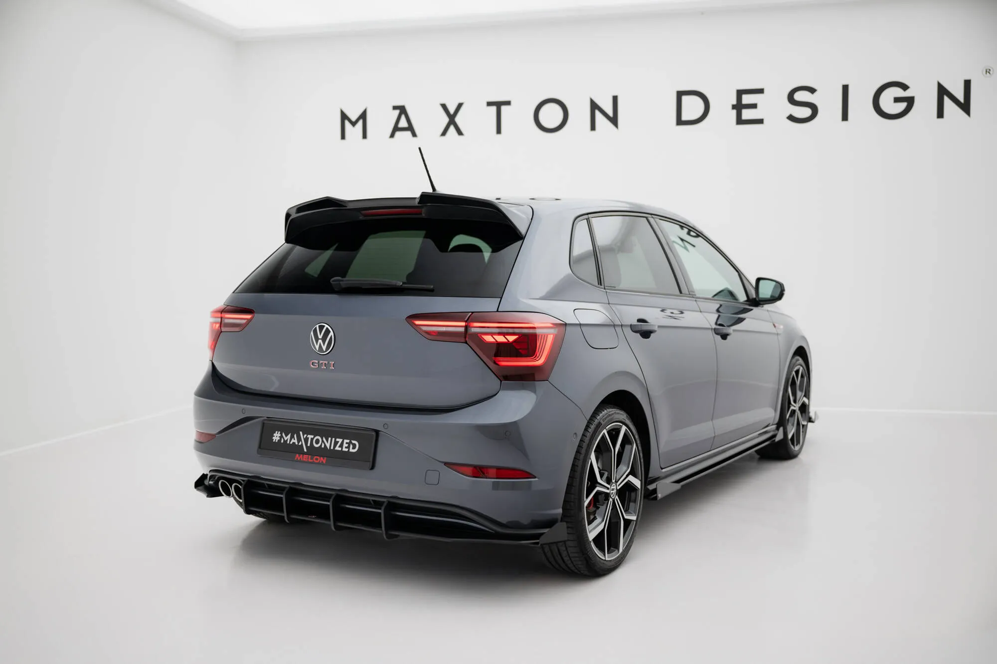 Baksplitter-flopper VW Polo GTI VI Facelift 2021 -> | Glossy Black Edition – bilde 2