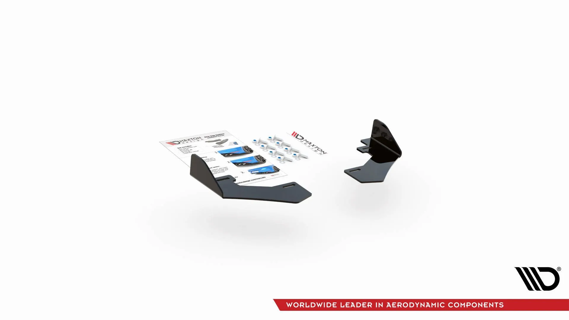 Baksplitter-flopper VW Polo VI GTI 2017-2021 | Glossy Black Edition – bilde 5