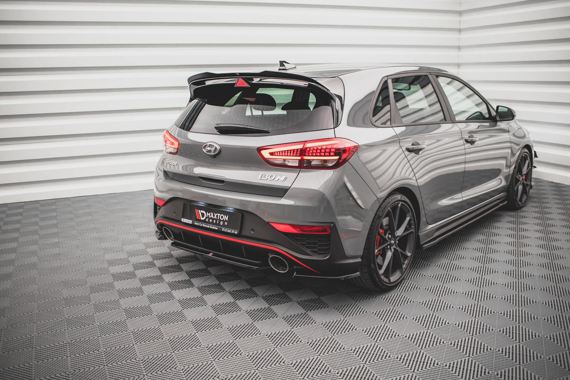Baksplitter Hyundai i30 N Hatchback III Facelift 2020 - 2025 | Glossy Black Edition – bilde 2