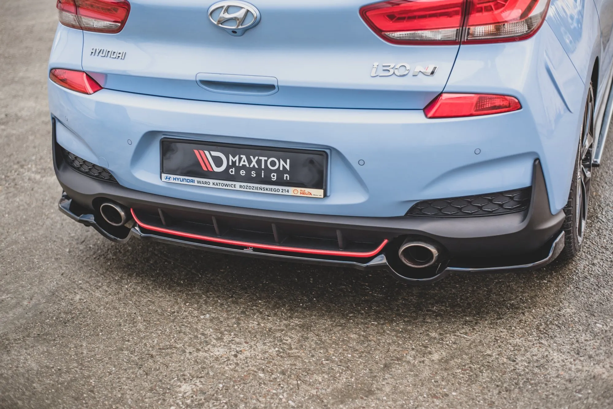 Baksplitter Hyundai I30 N III 2017 - 2020 | Glossy Black Edition – bilde 2