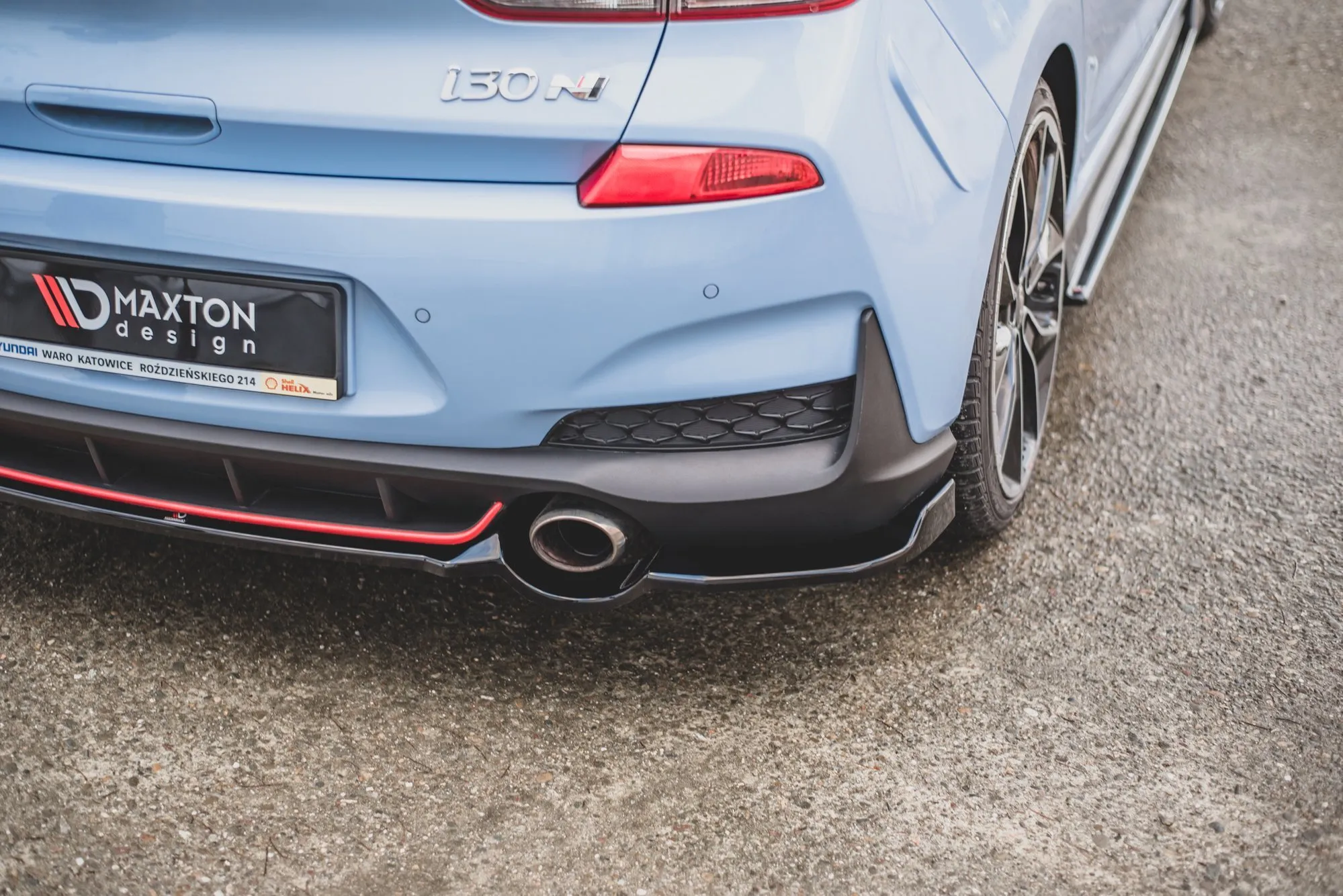 Baksplitter Hyundai I30 N III 2017 - 2020 | Glossy Black Edition – bilde 3