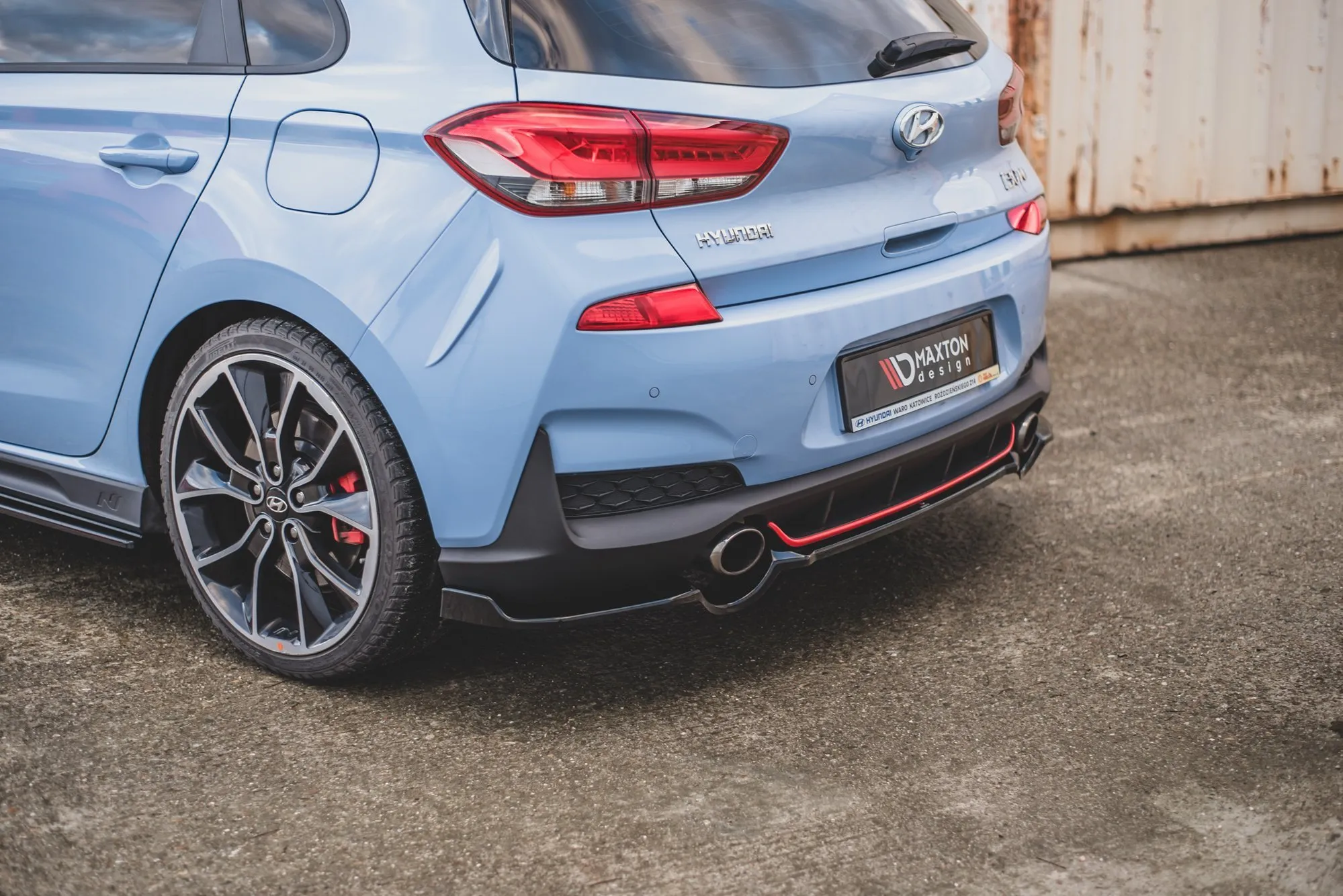 Baksplitter Hyundai I30 N III 2017 - 2020 | Glossy Black Edition – bilde 5