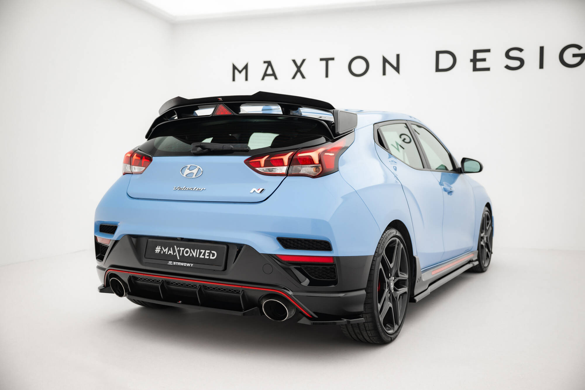 Baksplitter Hyundai Veloster N II 2018- 2022 | Glossy Black Edition